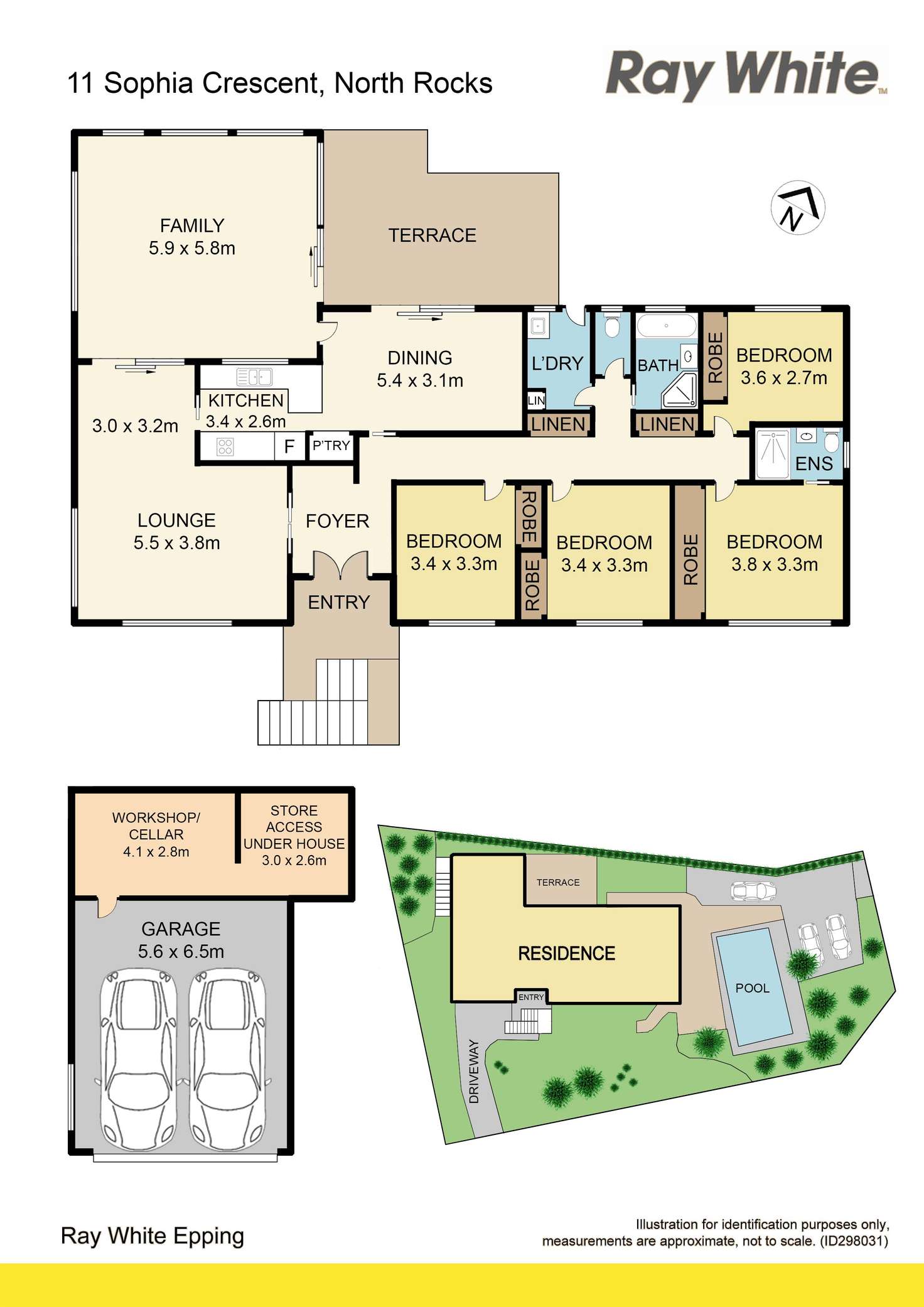 Floorplan of Homely house listing, 11 Sophia Crescent, North Rocks NSW 2151