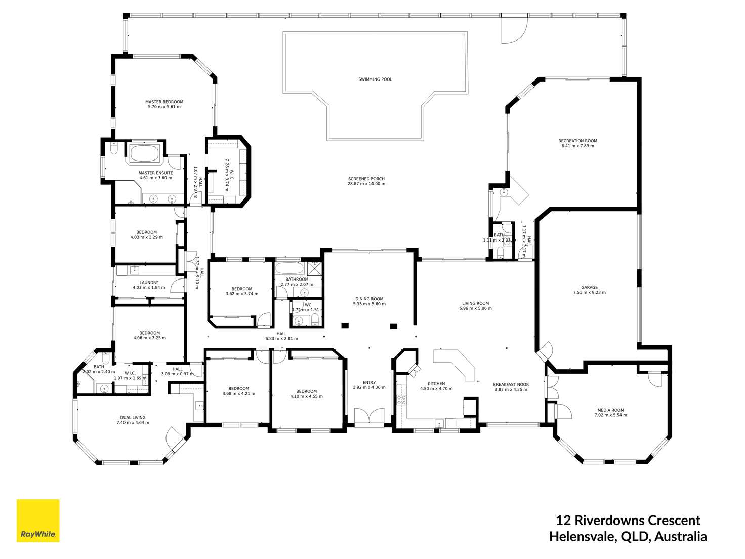 Floorplan of Homely house listing, 12 Riverdowns Crescent, Helensvale QLD 4212