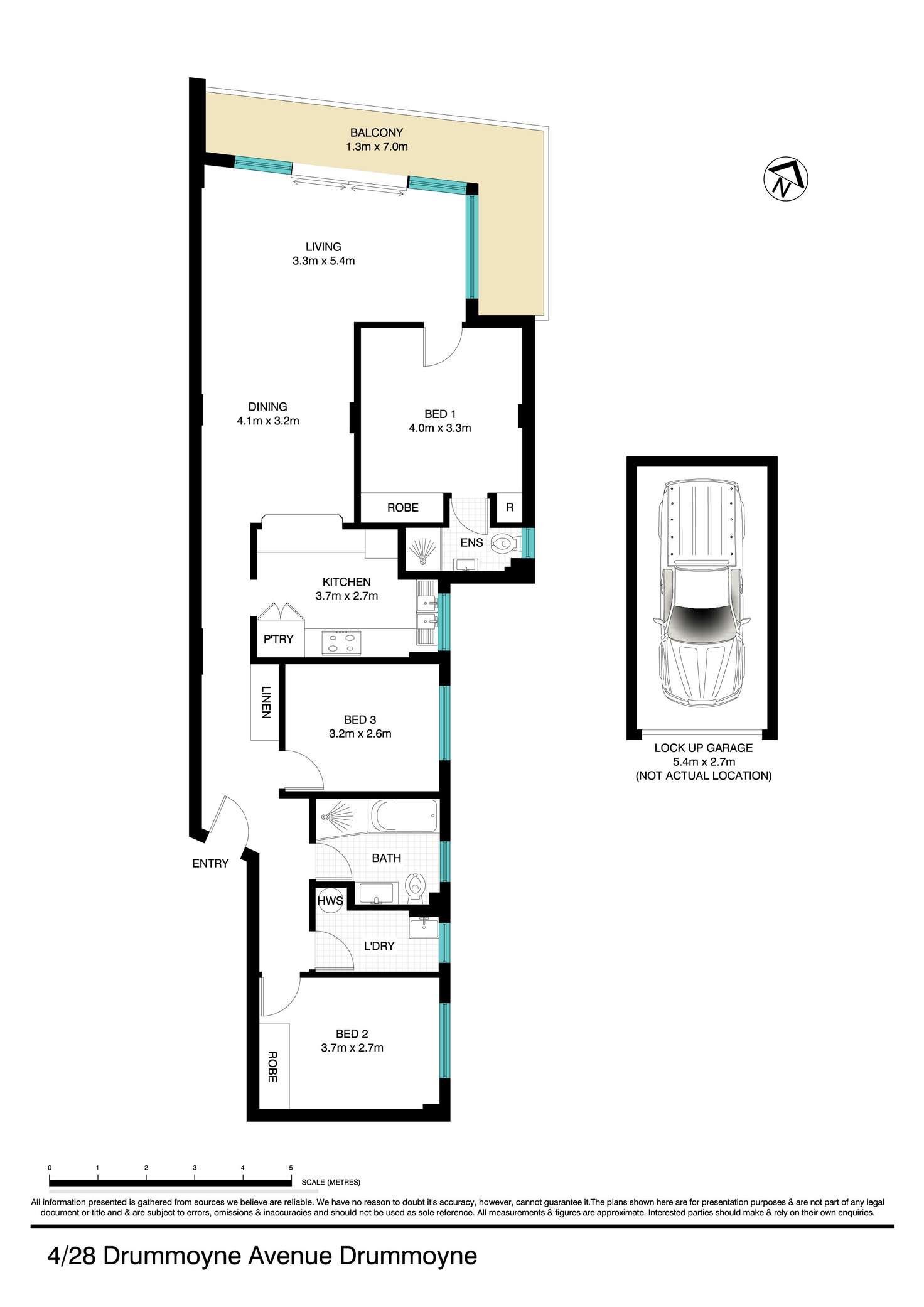 Floorplan of Homely apartment listing, 4/28 Drummoyne Avenue, Drummoyne NSW 2047