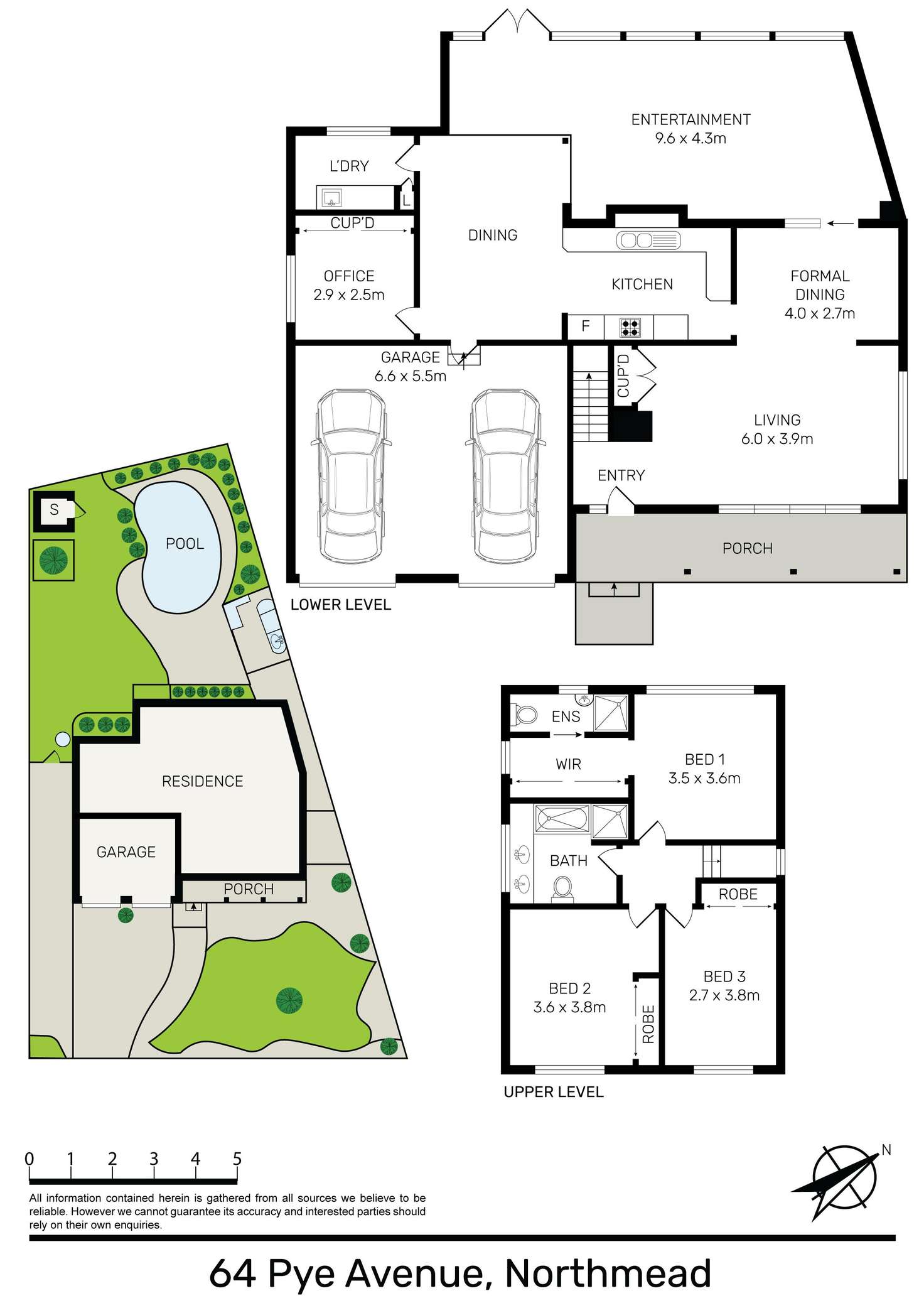 Floorplan of Homely house listing, 64 Pye Avenue, Northmead NSW 2152