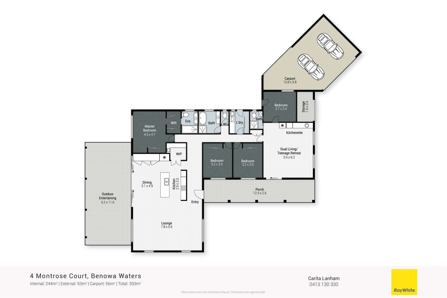 Floorplan of Homely house listing, 4 Montrose Court, Benowa Waters QLD 4217