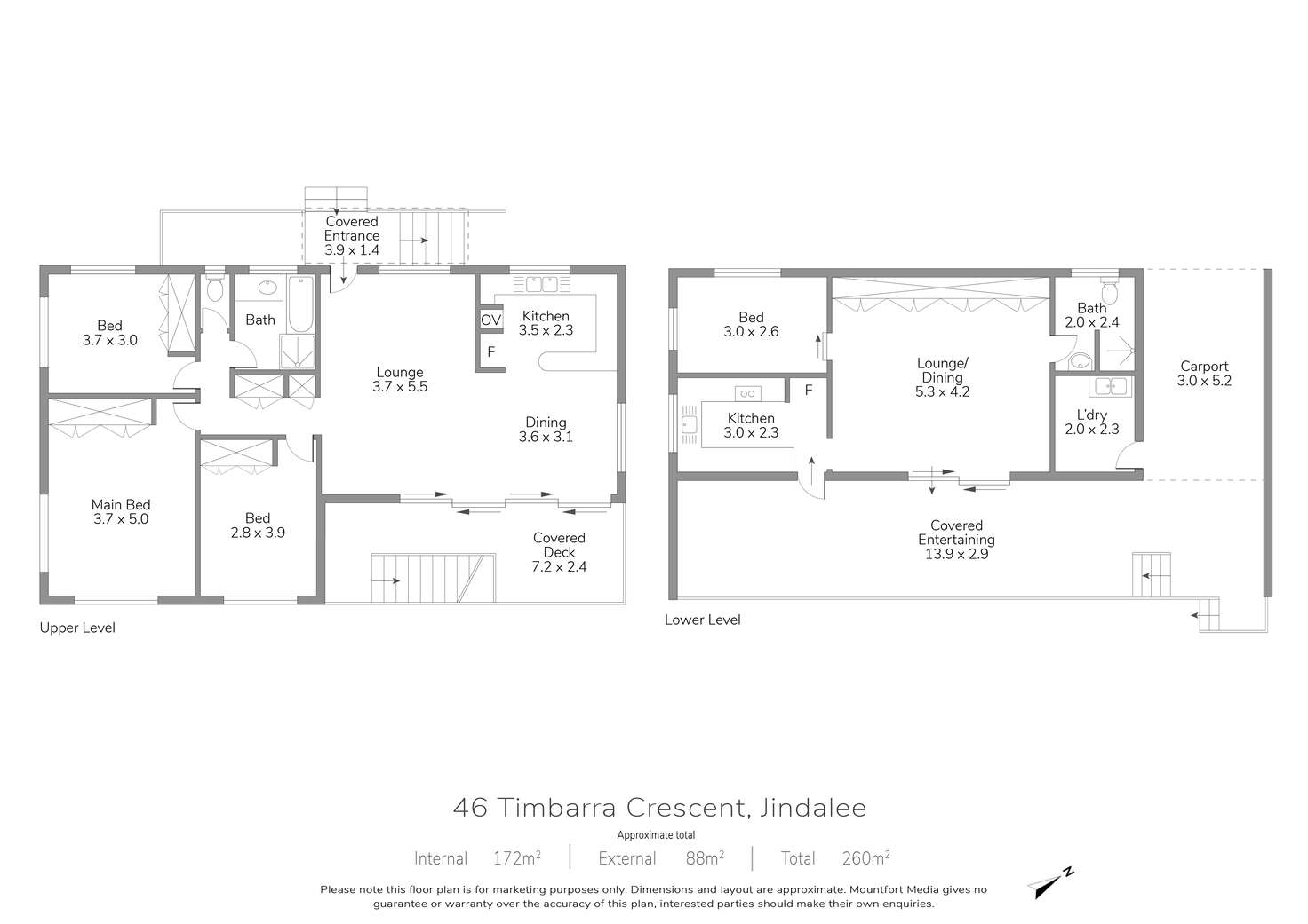 Floorplan of Homely house listing, 46 Timbarra Crescent, Jindalee QLD 4074