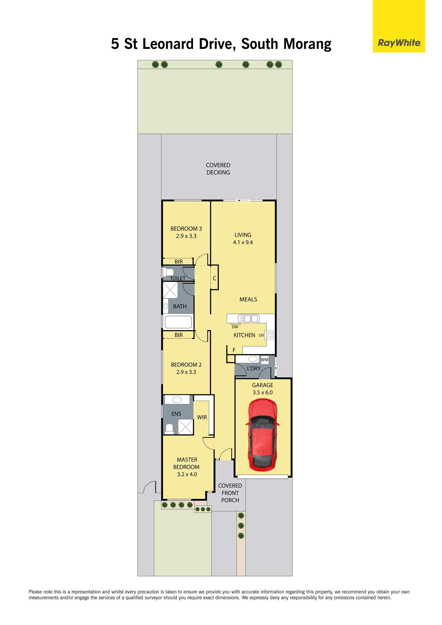 Floorplan of Homely house listing, 5 St Leonard Drive, South Morang VIC 3752