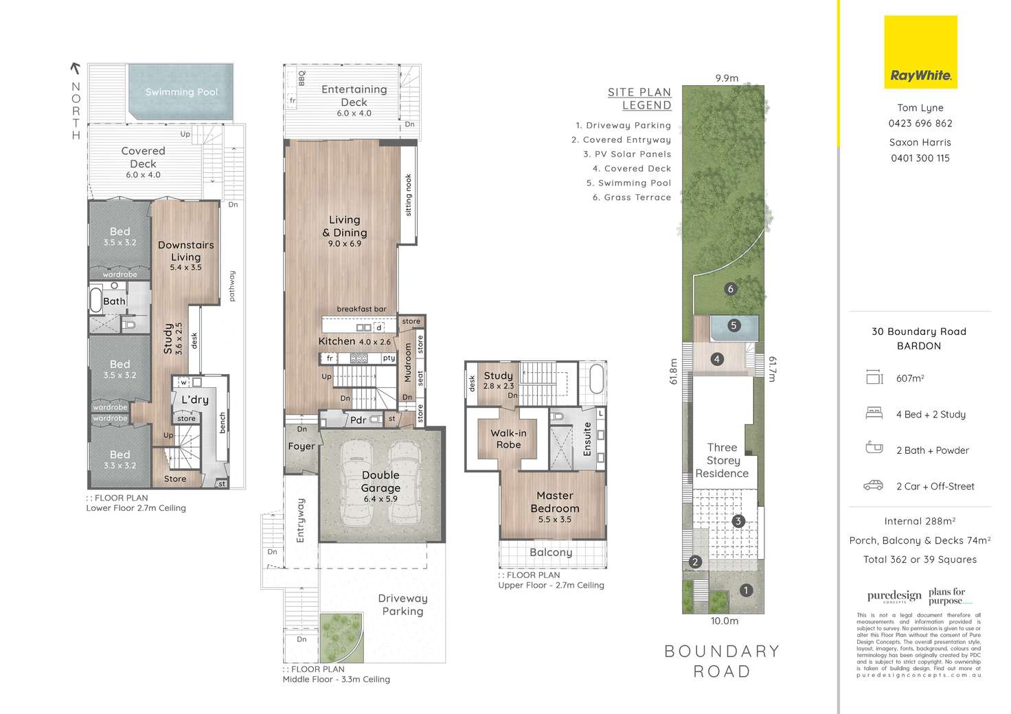 Floorplan of Homely house listing, 30 Boundary Road, Bardon QLD 4065