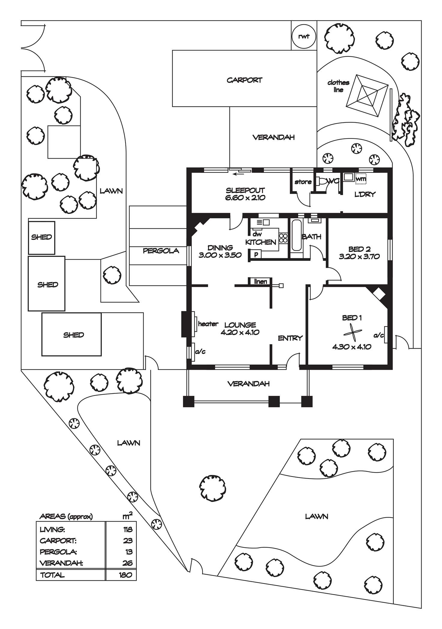 Floorplan of Homely house listing, 8 Lancaster Avenue, Colonel Light Gardens SA 5041
