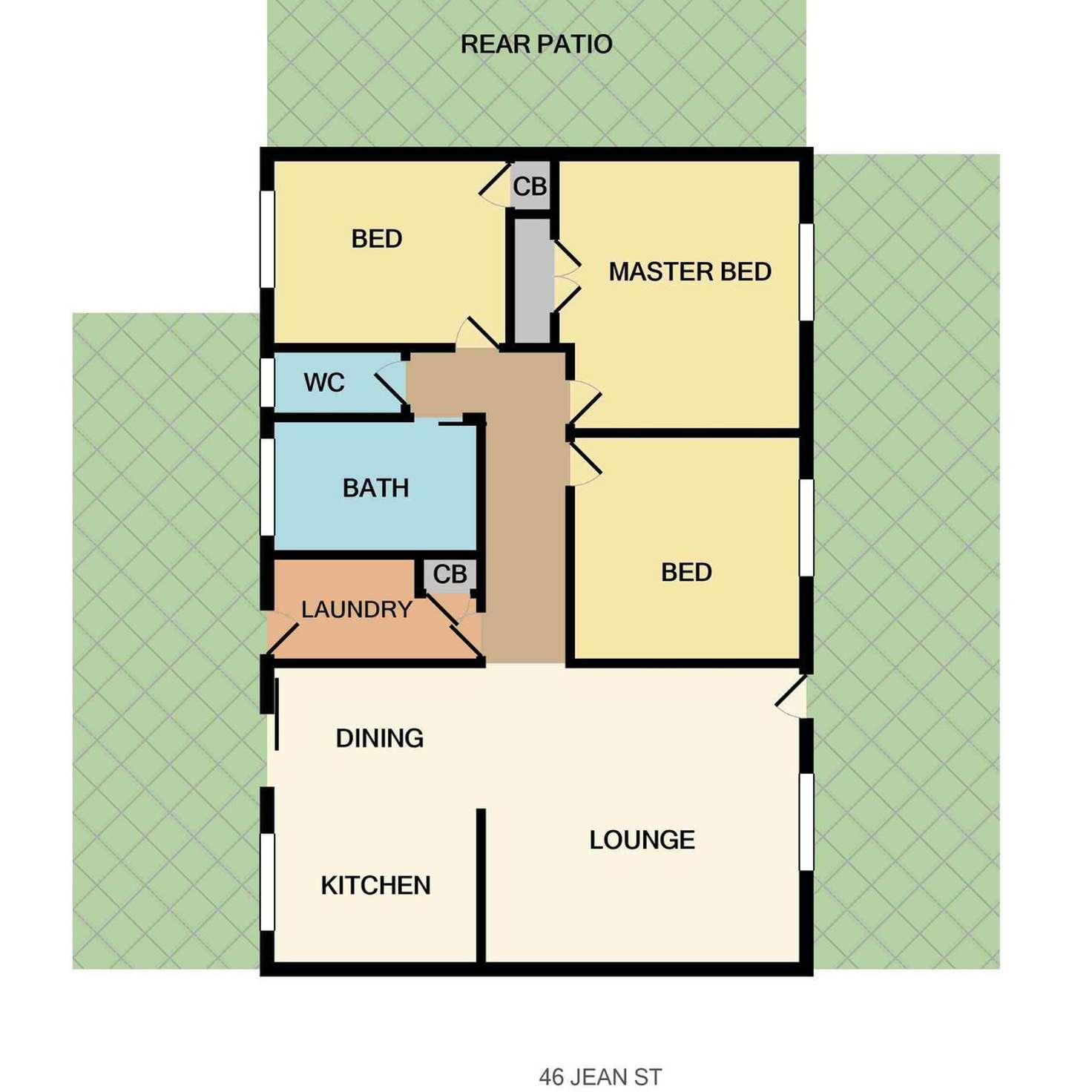 Floorplan of Homely house listing, 46 Jean Street, Woodridge QLD 4114