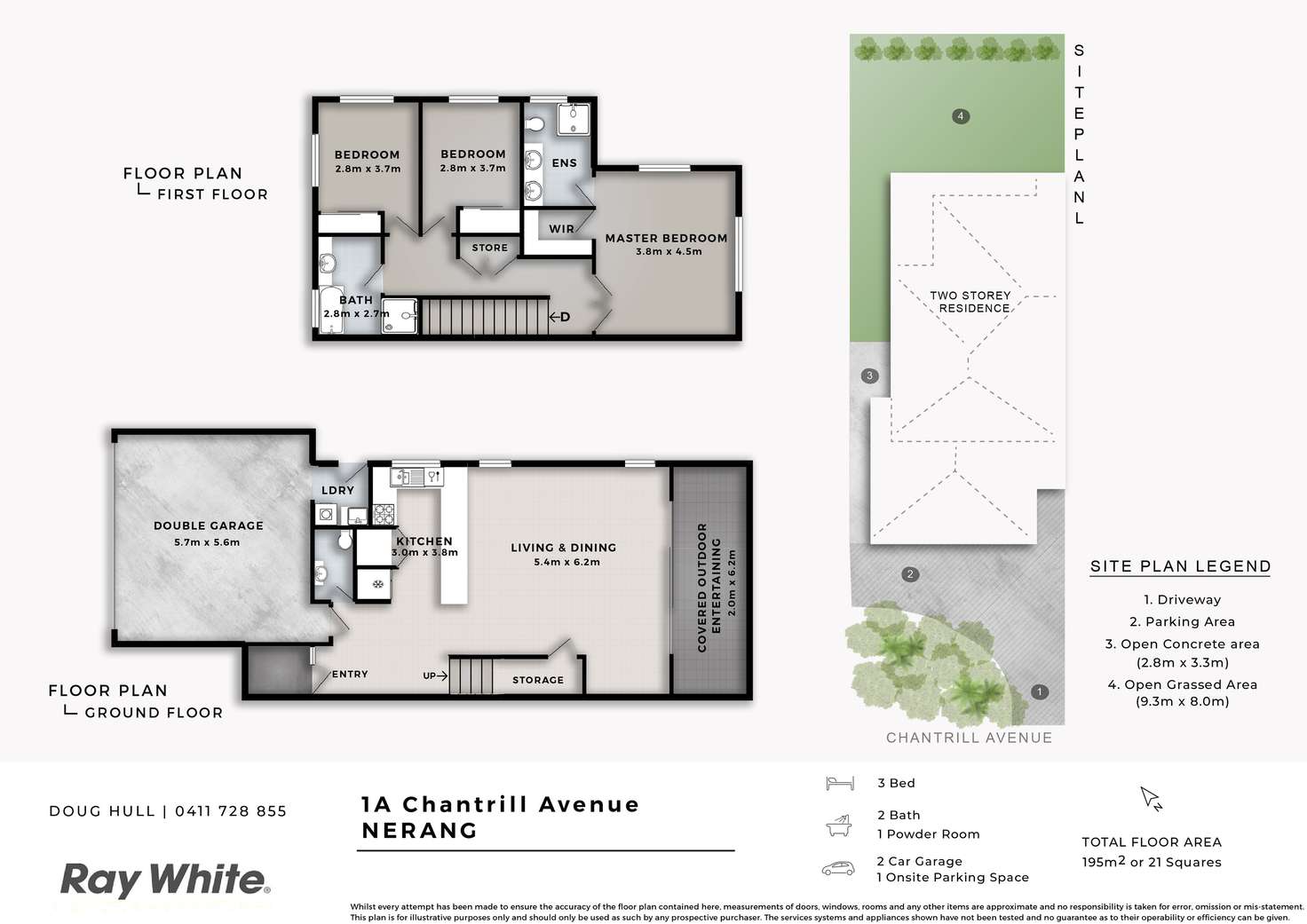 Floorplan of Homely house listing, 1/1 Chantrill Avenue, Nerang QLD 4211