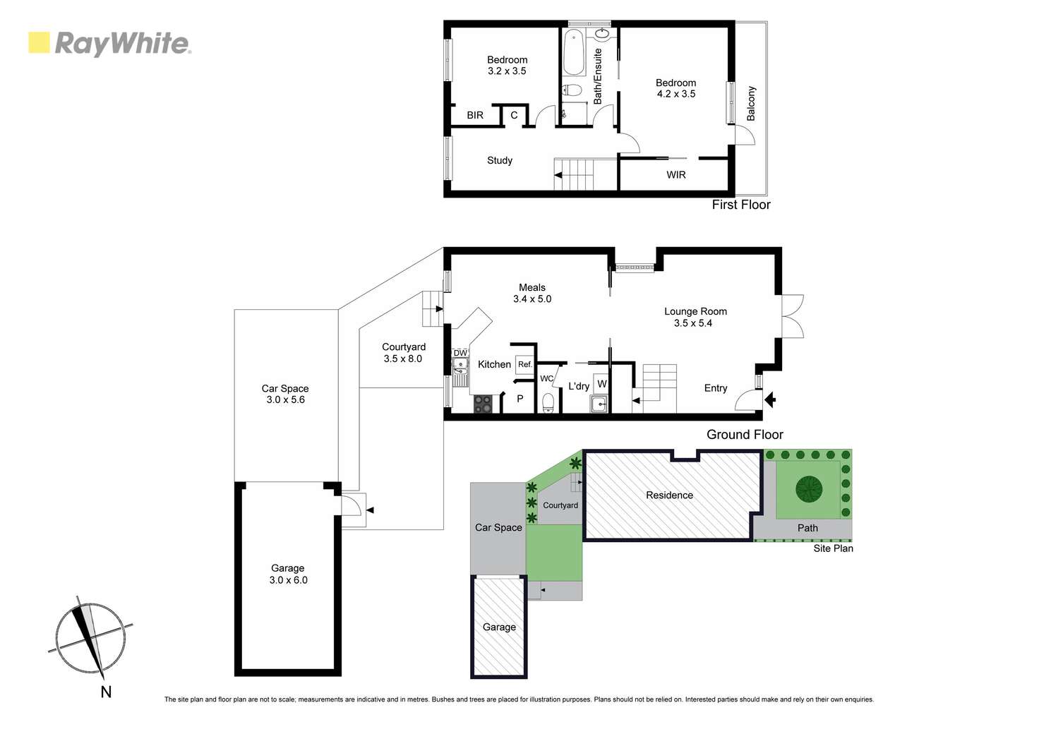 Floorplan of Homely townhouse listing, 2/32 Hobart Road, Murrumbeena VIC 3163