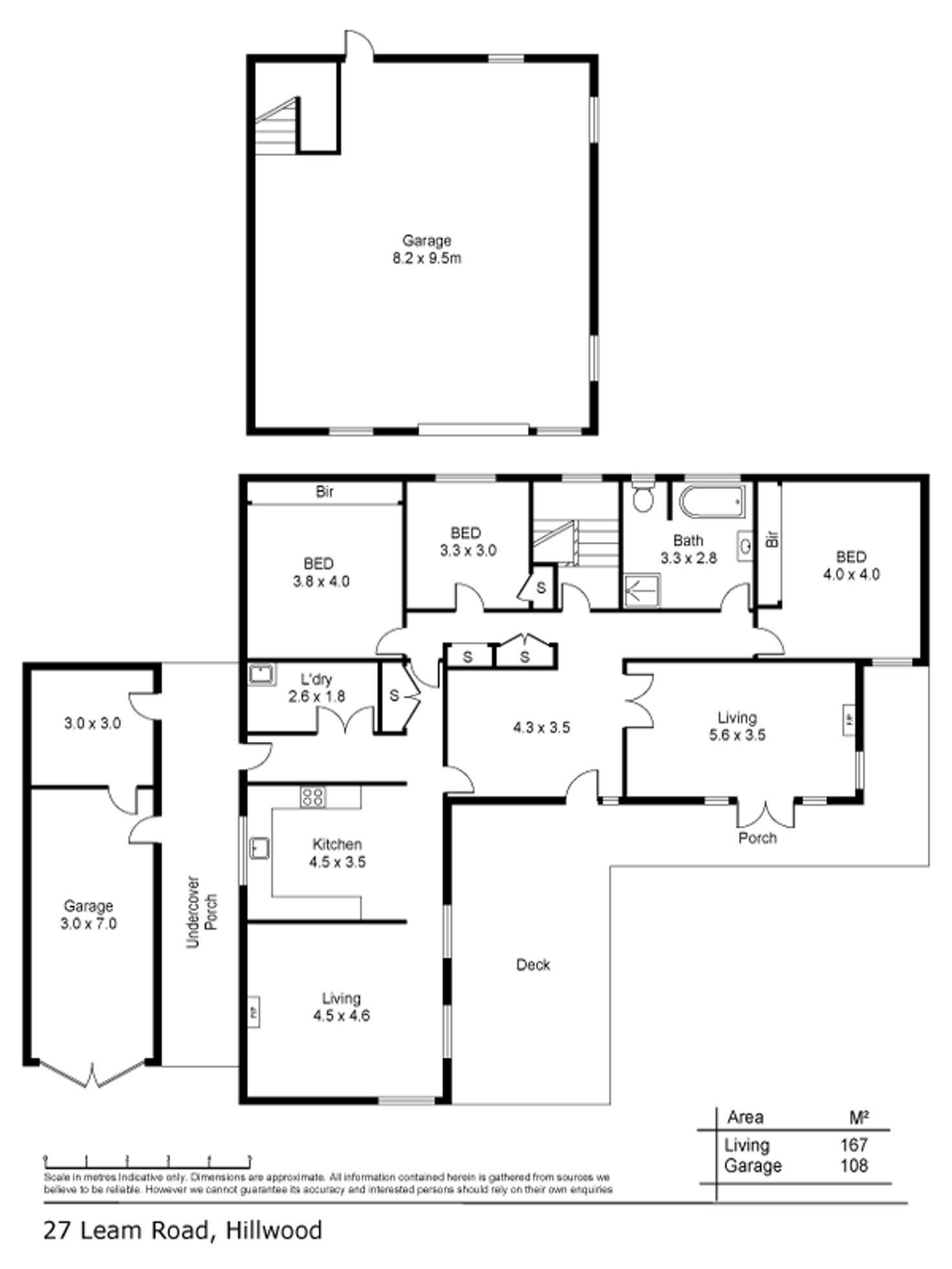 Floorplan of Homely house listing, 27 Leam Road, Hillwood TAS 7252