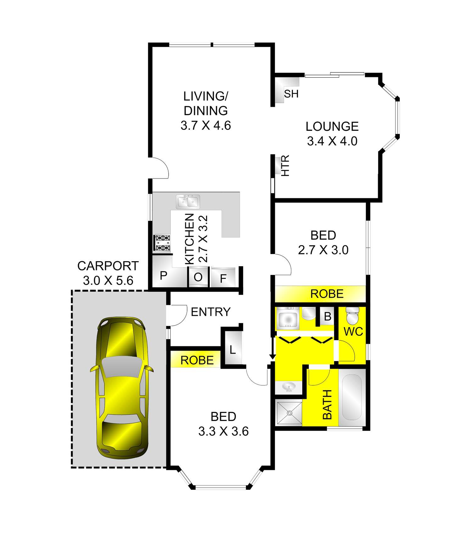 Floorplan of Homely house listing, 14 Stefan Court, Lara VIC 3212