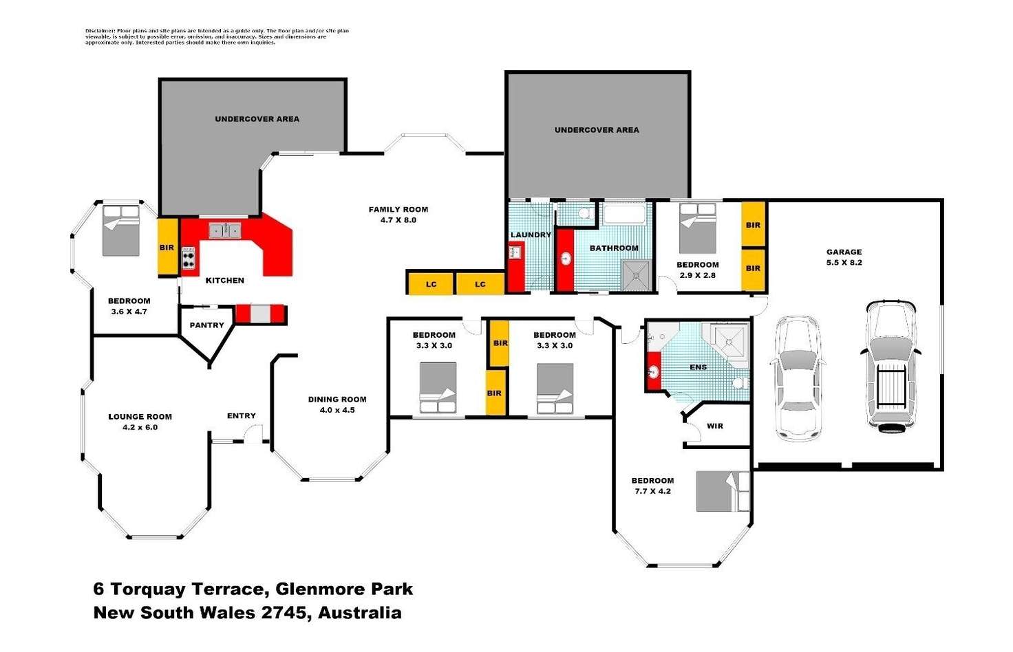 Floorplan of Homely house listing, 6 Torquay Terrace, Glenmore Park NSW 2745