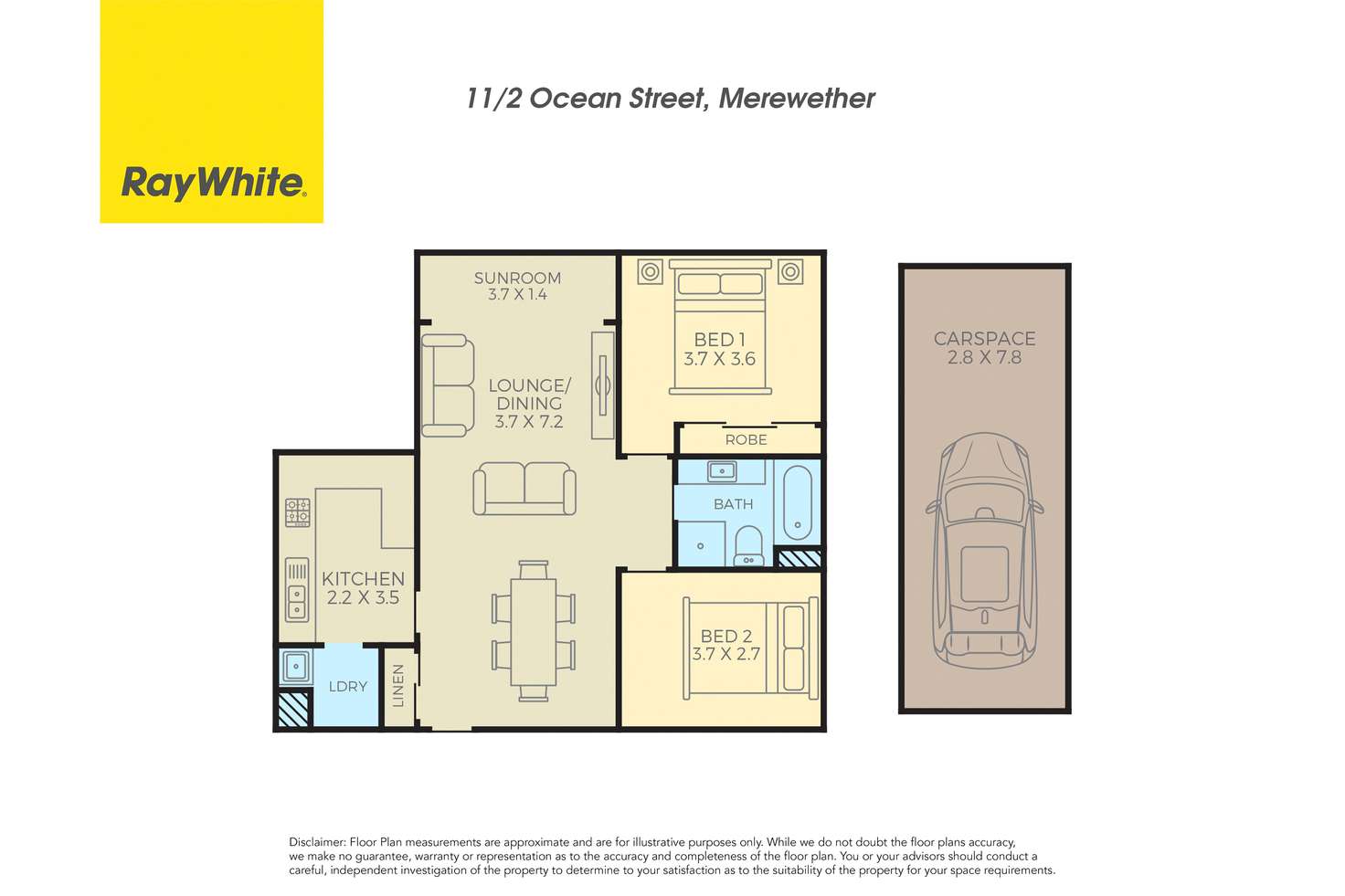 Floorplan of Homely unit listing, 11/2 Ocean Street, Merewether NSW 2291