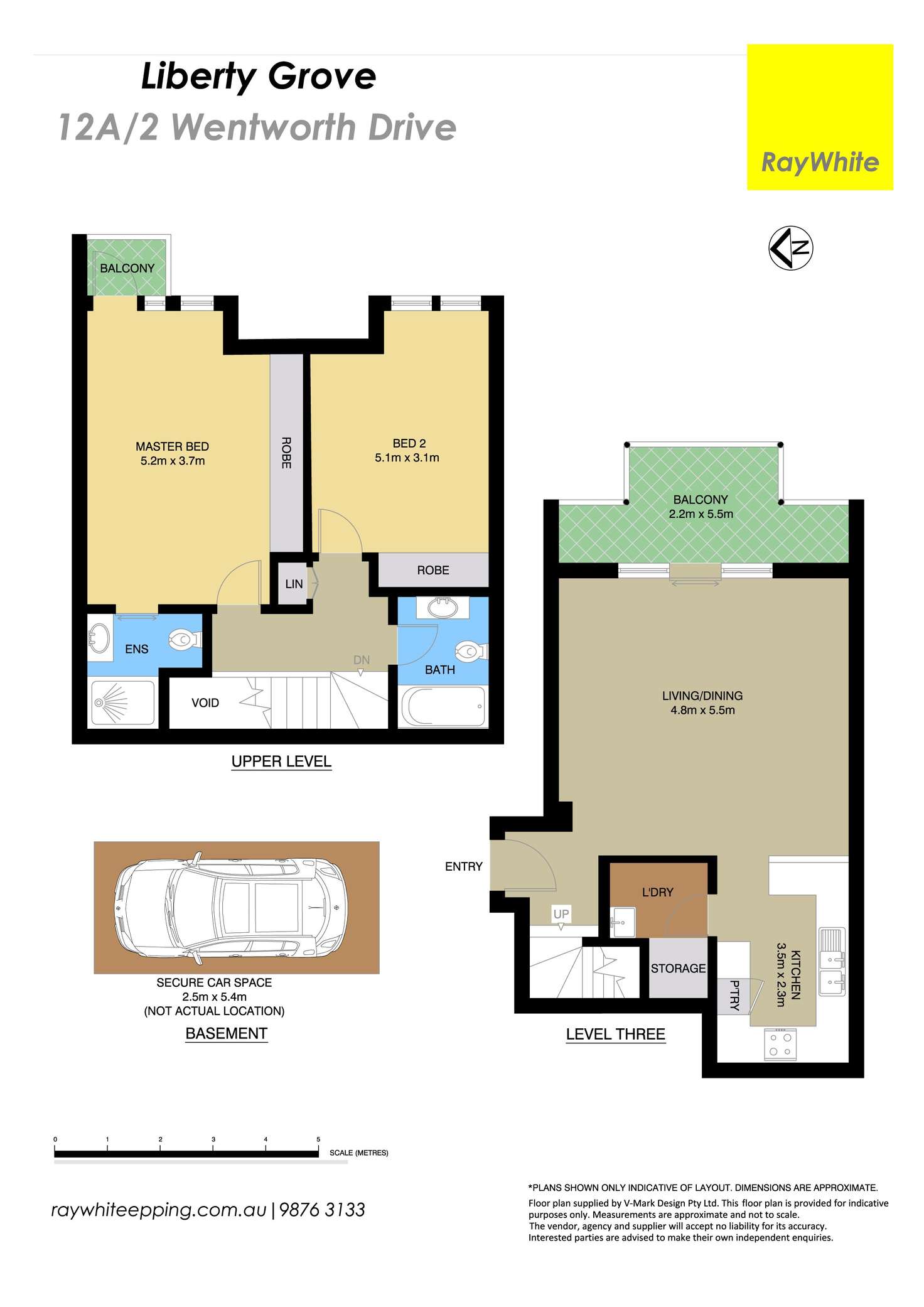 Floorplan of Homely apartment listing, 12A/2 Wentworth Drive, Liberty Grove NSW 2138