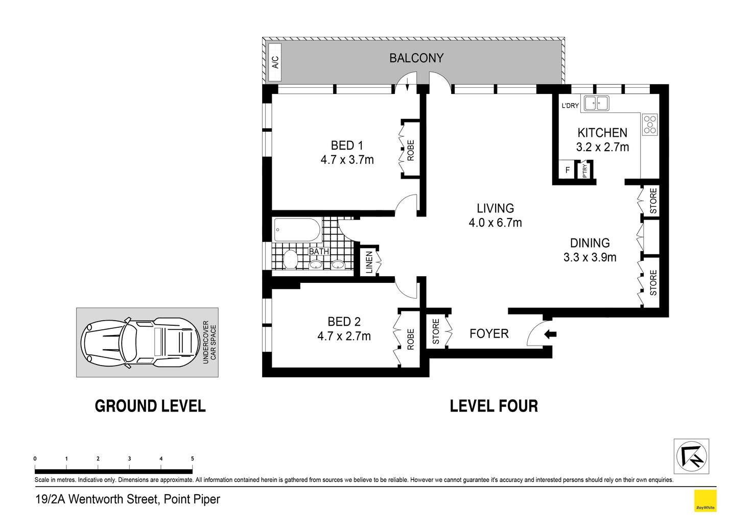 Floorplan of Homely apartment listing, 19/2A Wentworth Street, Point Piper NSW 2027