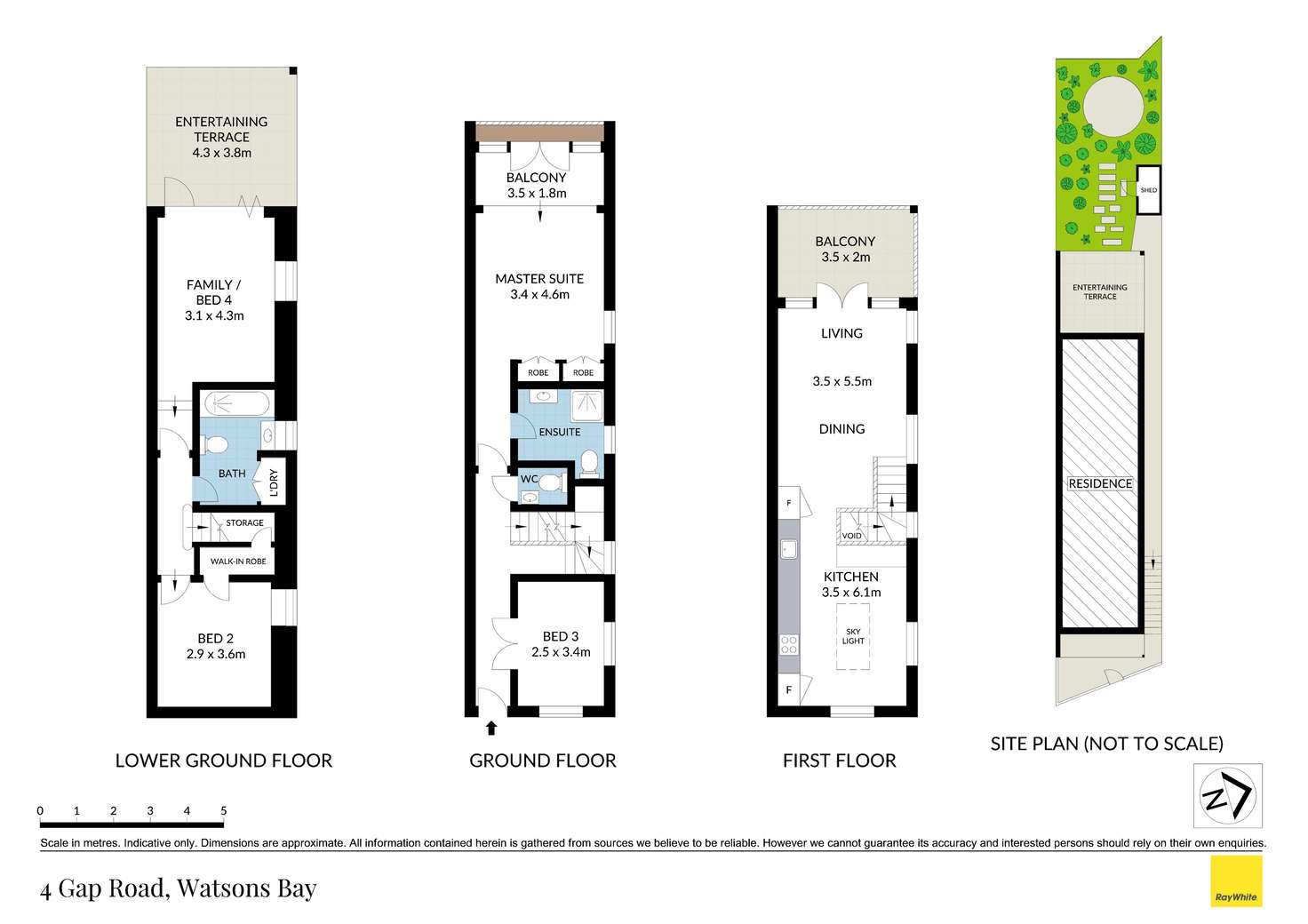 Floorplan of Homely house listing, 4 Gap Road, Watsons Bay NSW 2030
