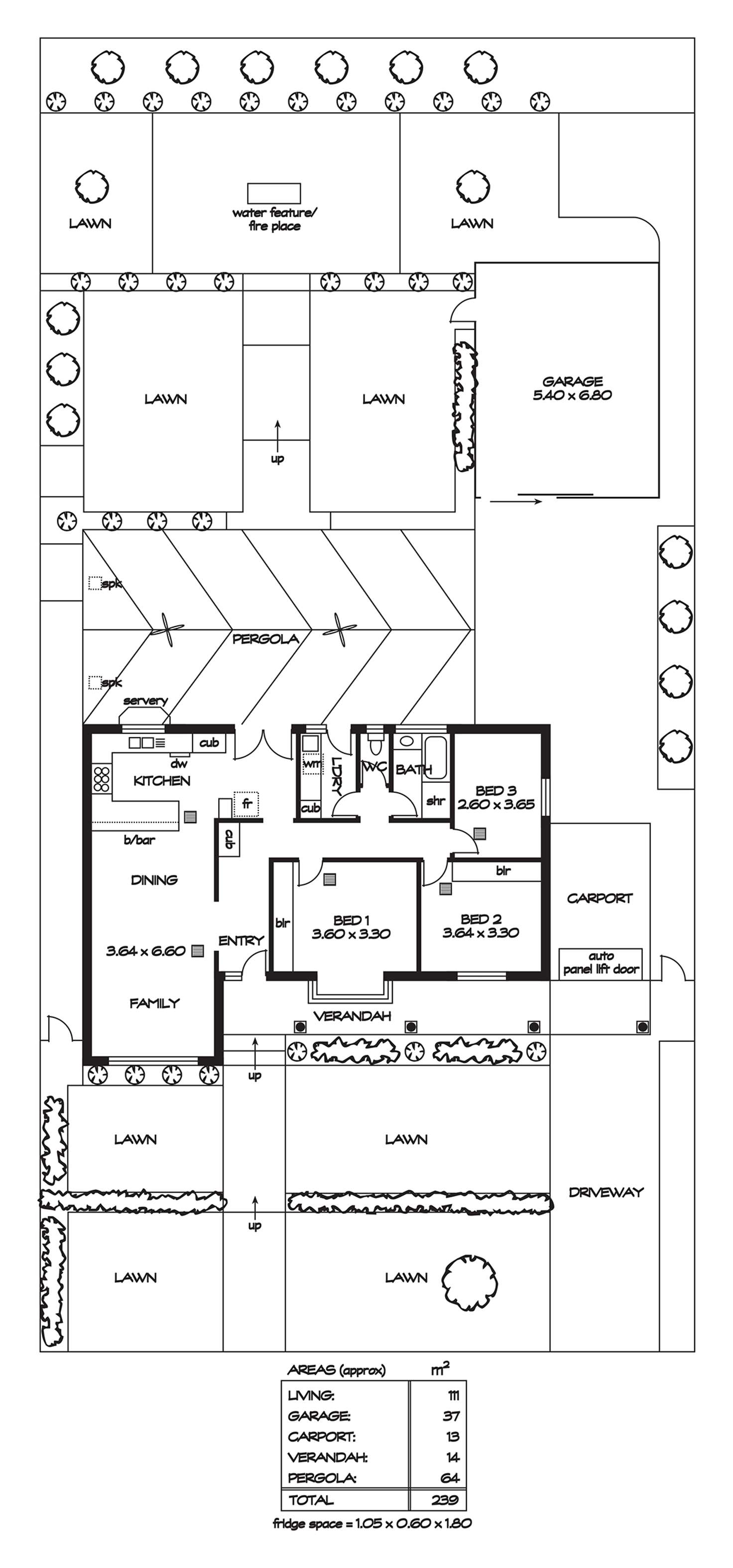 Floorplan of Homely house listing, 3 Kalimna Avenue, Campbelltown SA 5074