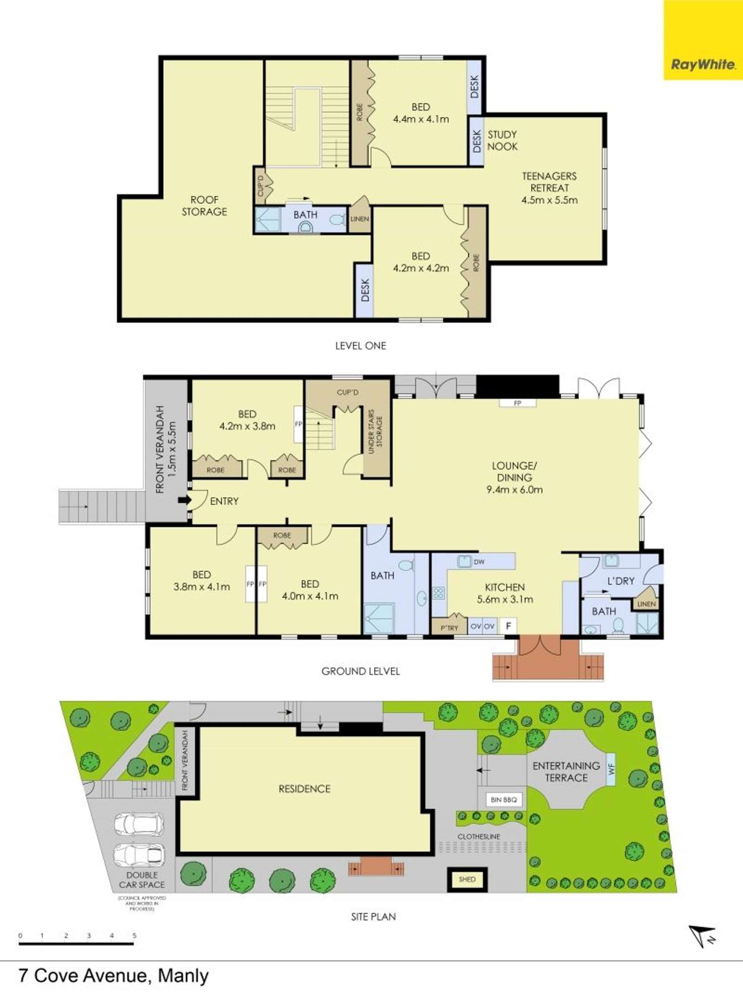 Floorplan of Homely house listing, 7 Cove Avenue, Manly NSW 2095