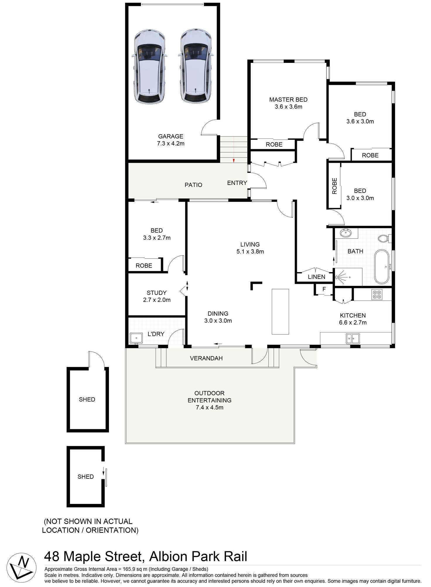 Floorplan of Homely house listing, 48 Maple Street, Albion Park Rail NSW 2527