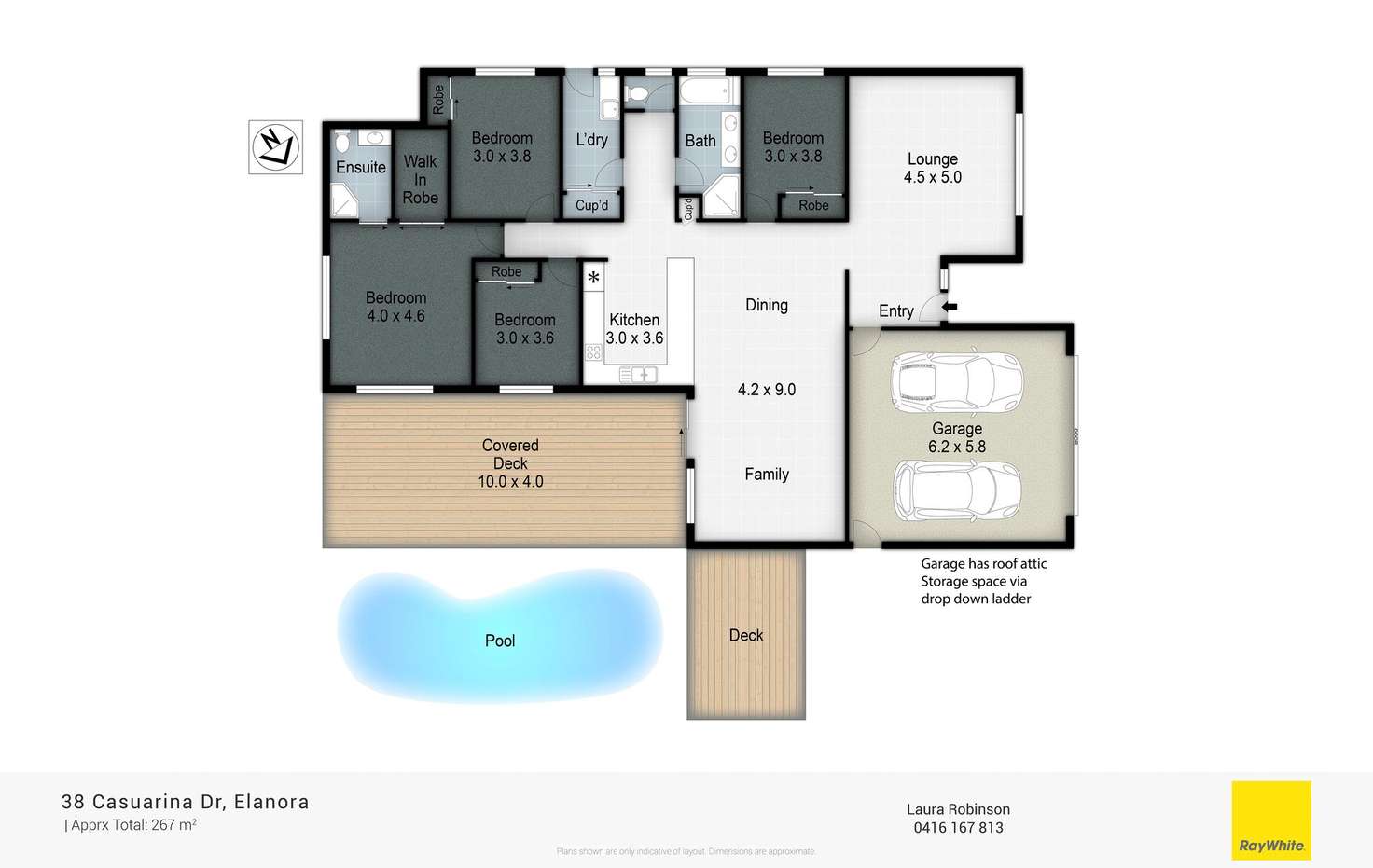Floorplan of Homely house listing, 38 Casuarina Drive, Elanora QLD 4221
