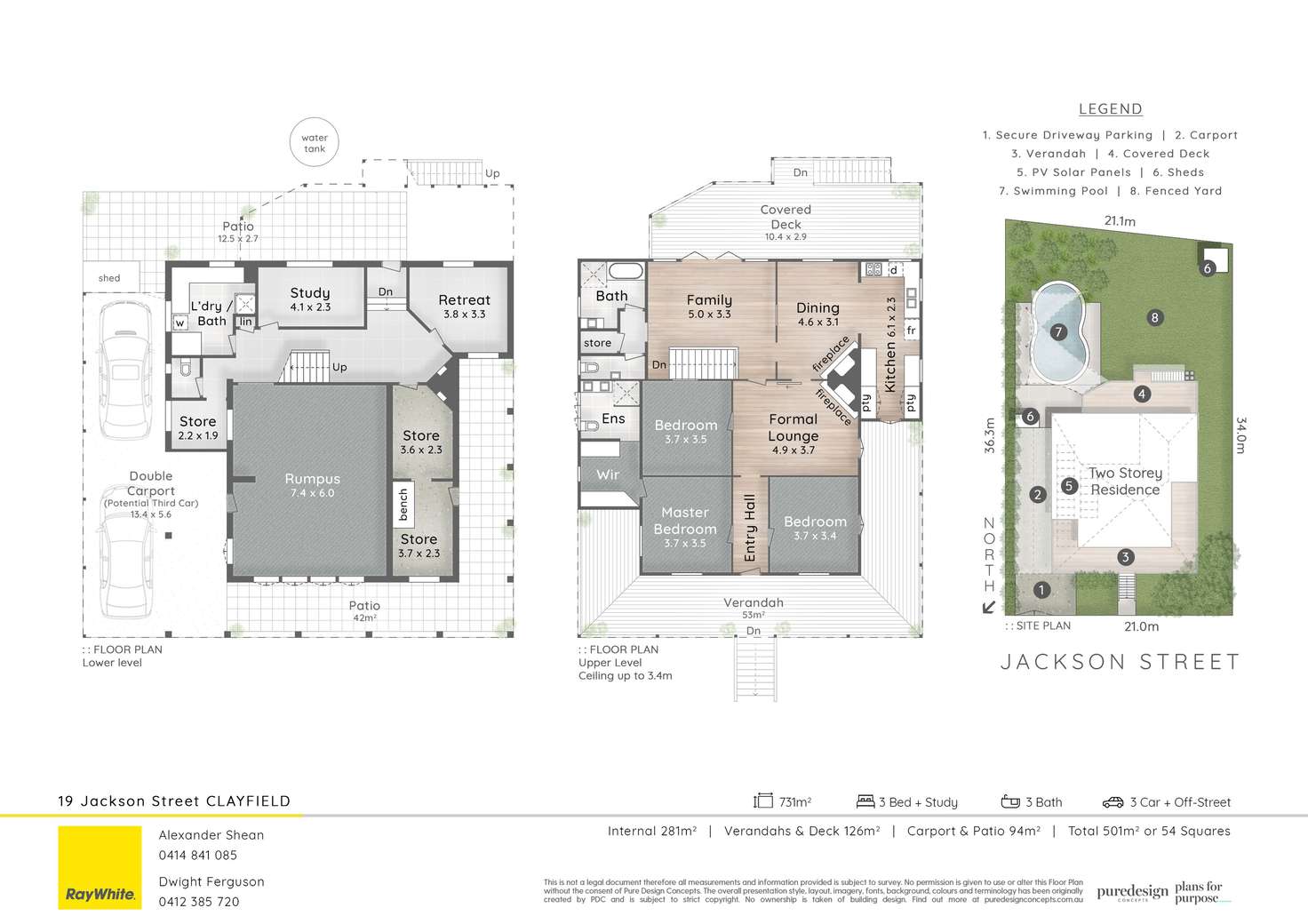 Floorplan of Homely house listing, 19 Jackson Street, Clayfield QLD 4011