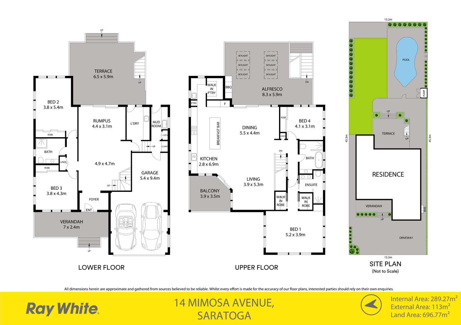 Floorplan of Homely house listing, 14 Mimosa Avenue, Saratoga NSW 2251