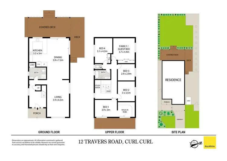 Floorplan of Homely house listing, 12 Travers Road, Curl Curl NSW 2096