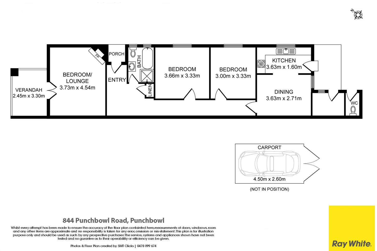 Floorplan of Homely house listing, 844 Punchbowl Road, Punchbowl NSW 2196