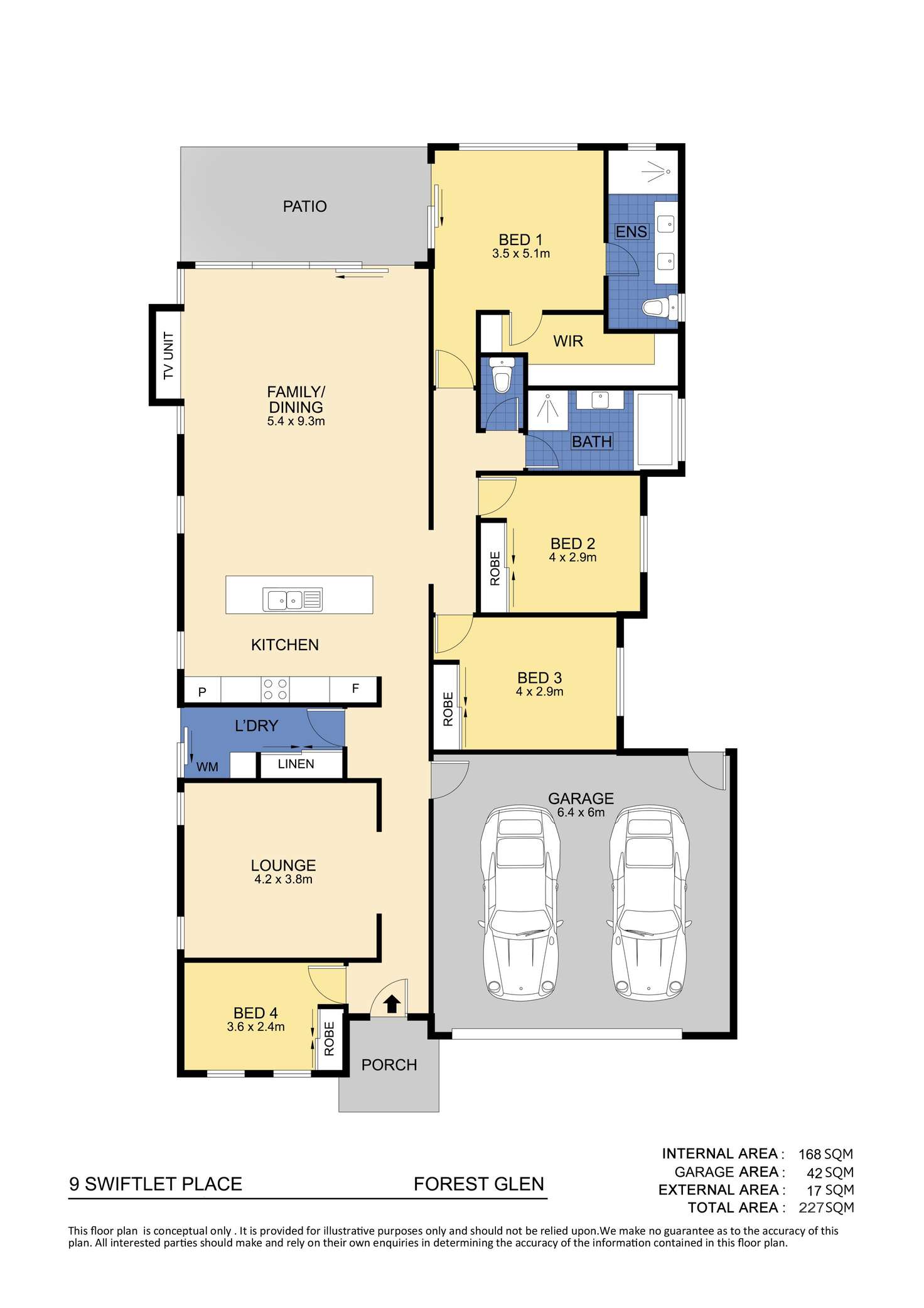 Floorplan of Homely house listing, 9 Swiftlet Place, Forest Glen QLD 4556