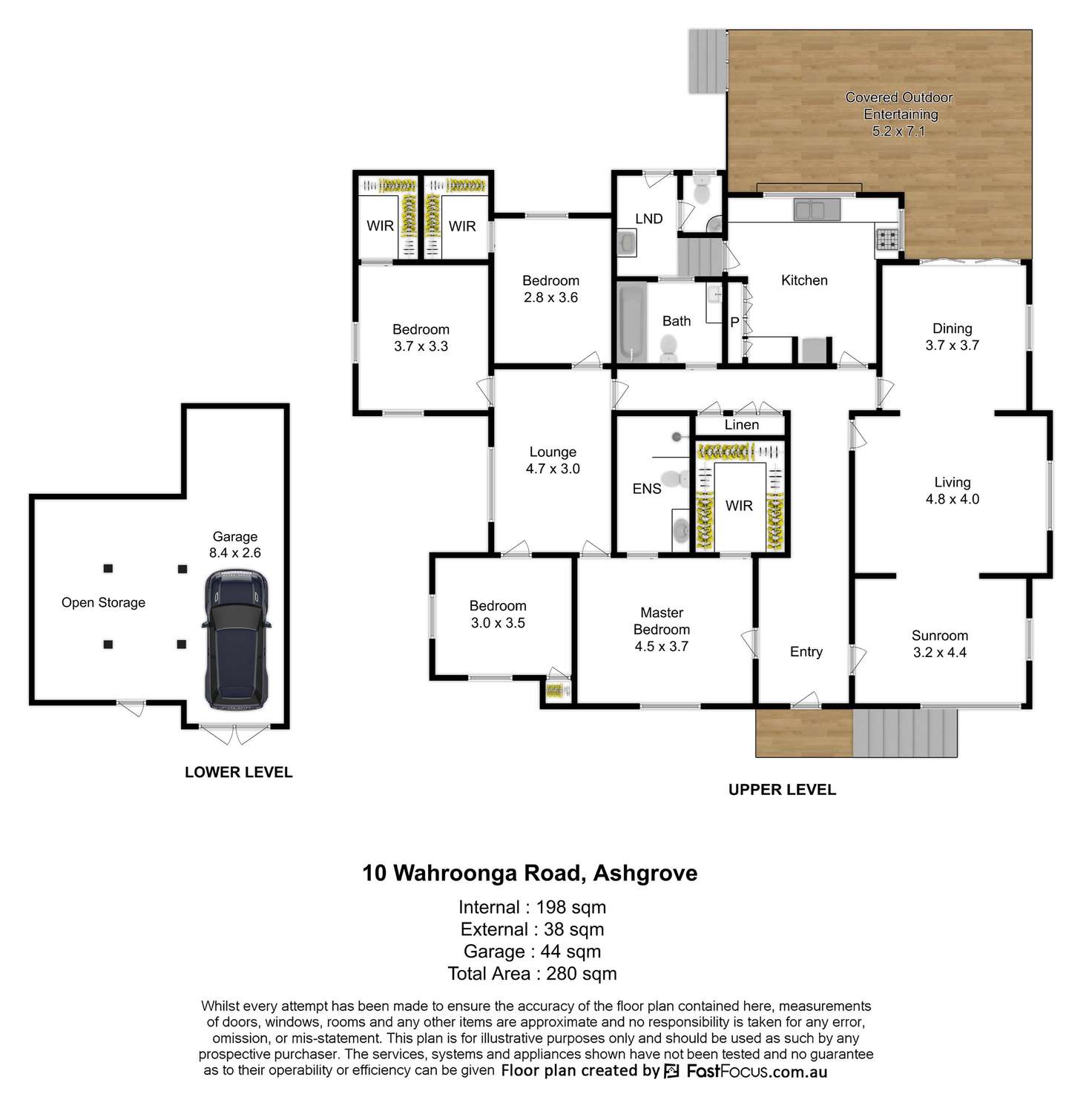 Floorplan of Homely house listing, 10 Wahroonga Road, Ashgrove QLD 4060