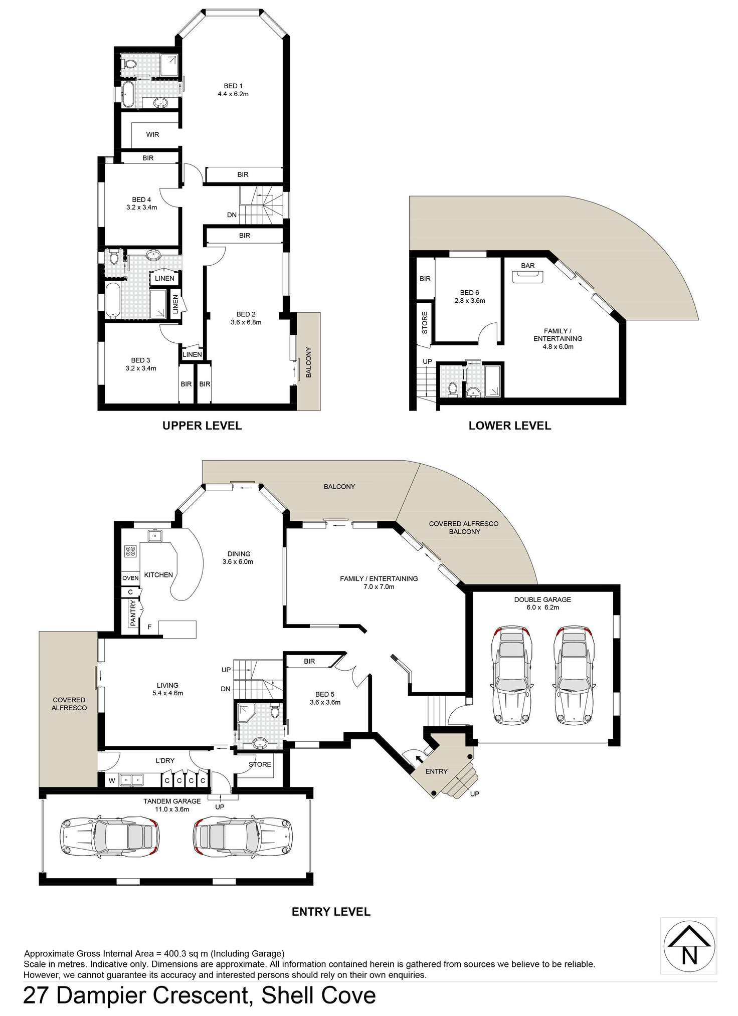 Floorplan of Homely house listing, 27 Dampier Crescent, Shell Cove NSW 2529