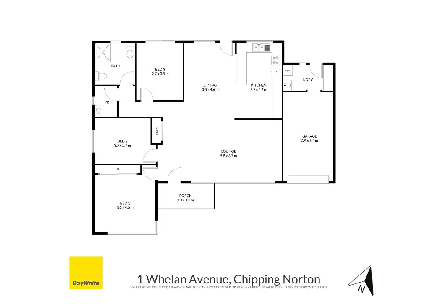 Floorplan of Homely house listing, 1 Whelan Avenue, Chipping Norton NSW 2170