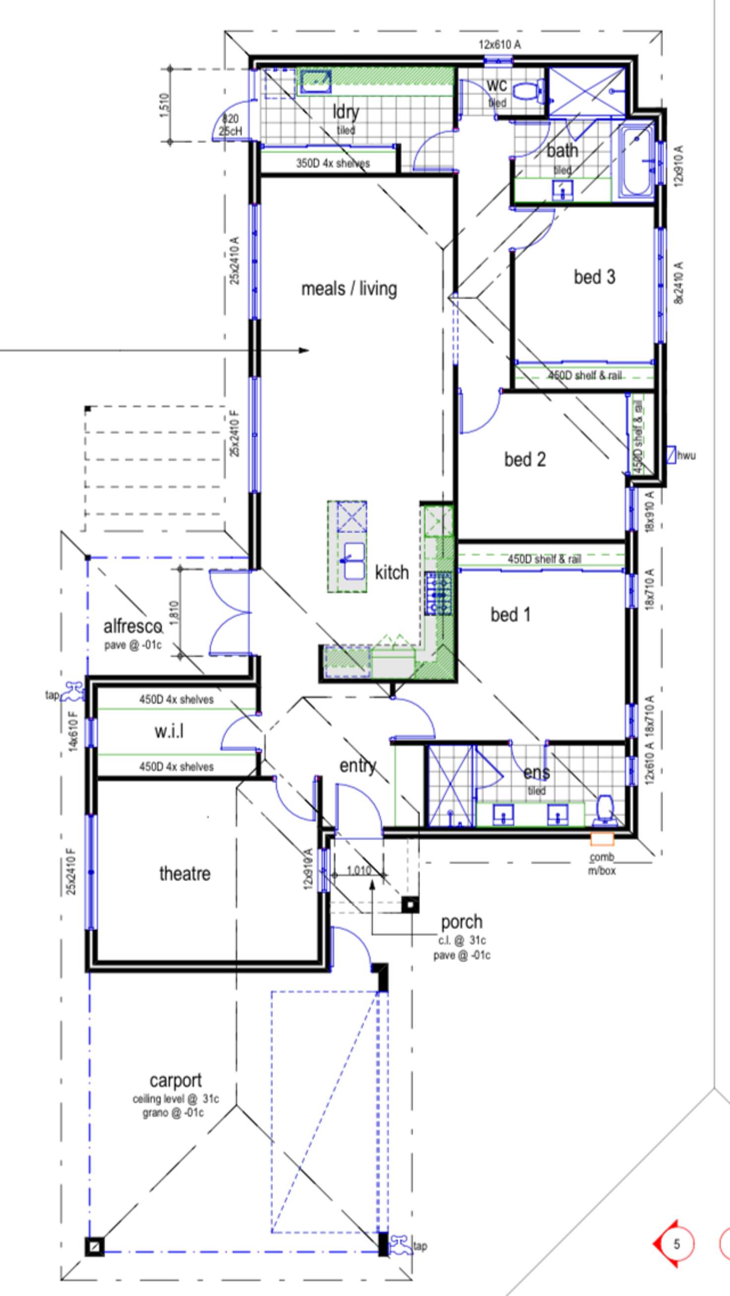 Floorplan of Homely unit listing, 3/141 Bushmead Road, Hazelmere WA 6055