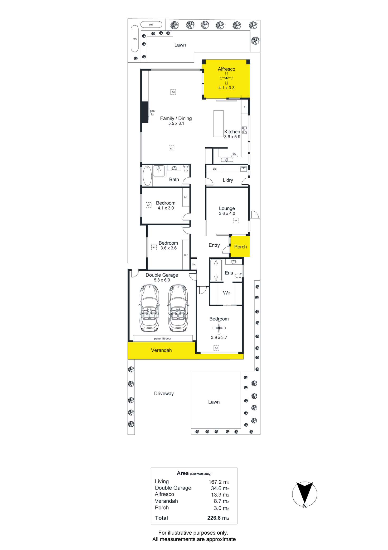 Floorplan of Homely house listing, 7 Surrey Crescent, Lower Mitcham SA 5062