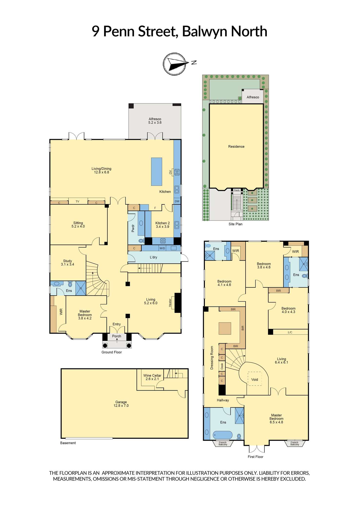 Floorplan of Homely house listing, 9 Penn Street, Balwyn North VIC 3104