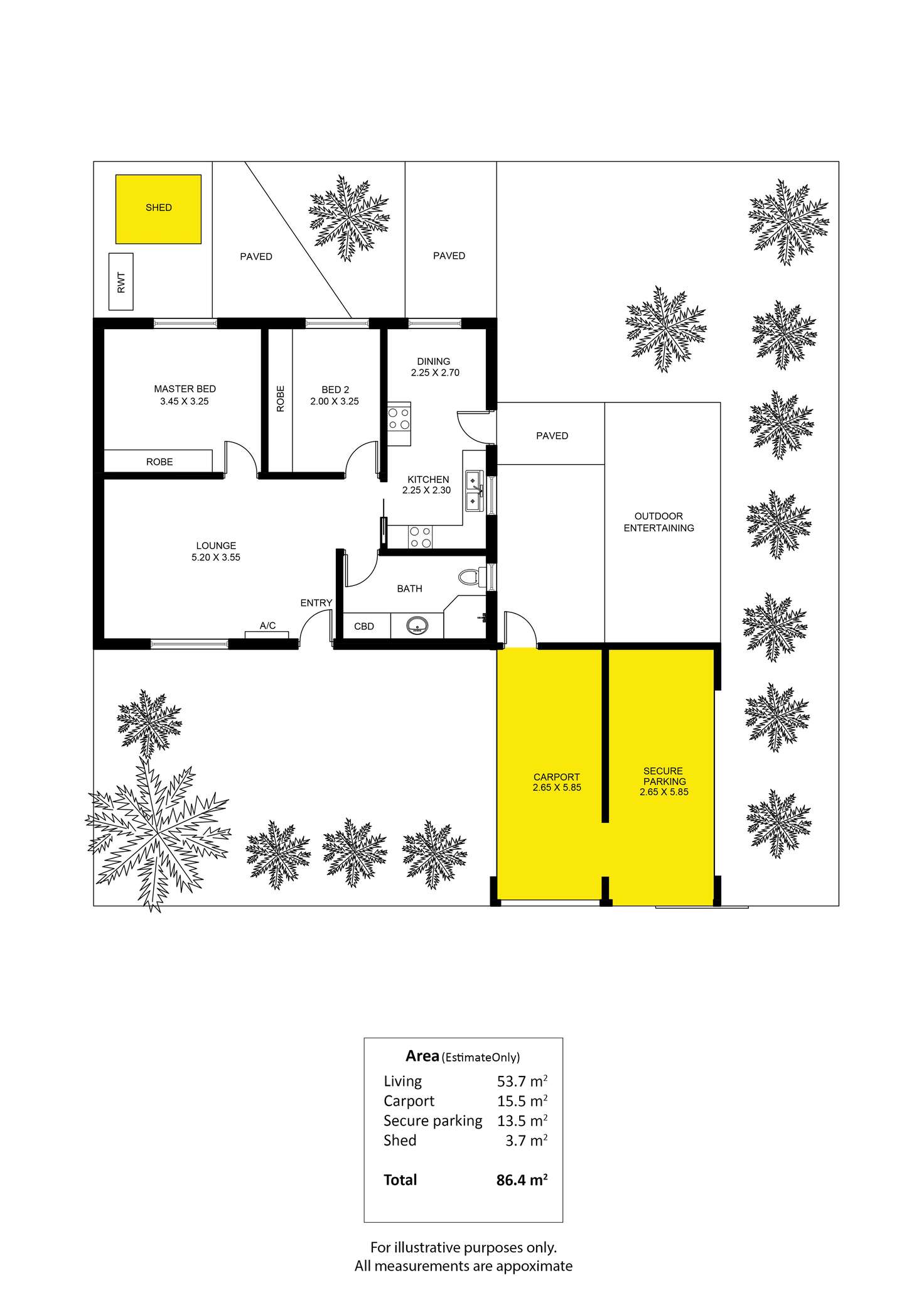 Floorplan of Homely unit listing, 5/4 Hope Street, Daw Park SA 5041