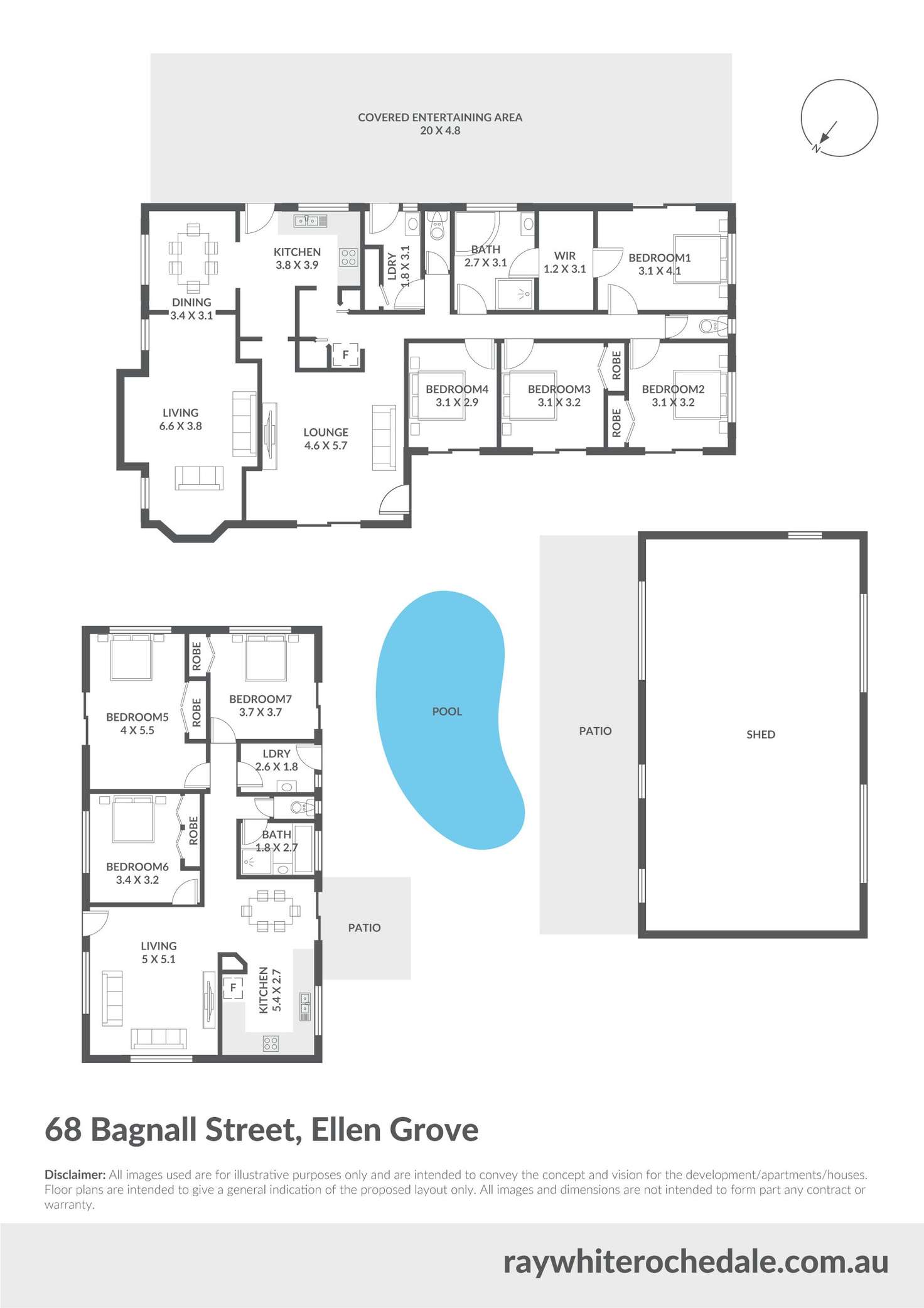 Floorplan of Homely acreageSemiRural listing, 68 Bagnall Street, Ellen Grove QLD 4078