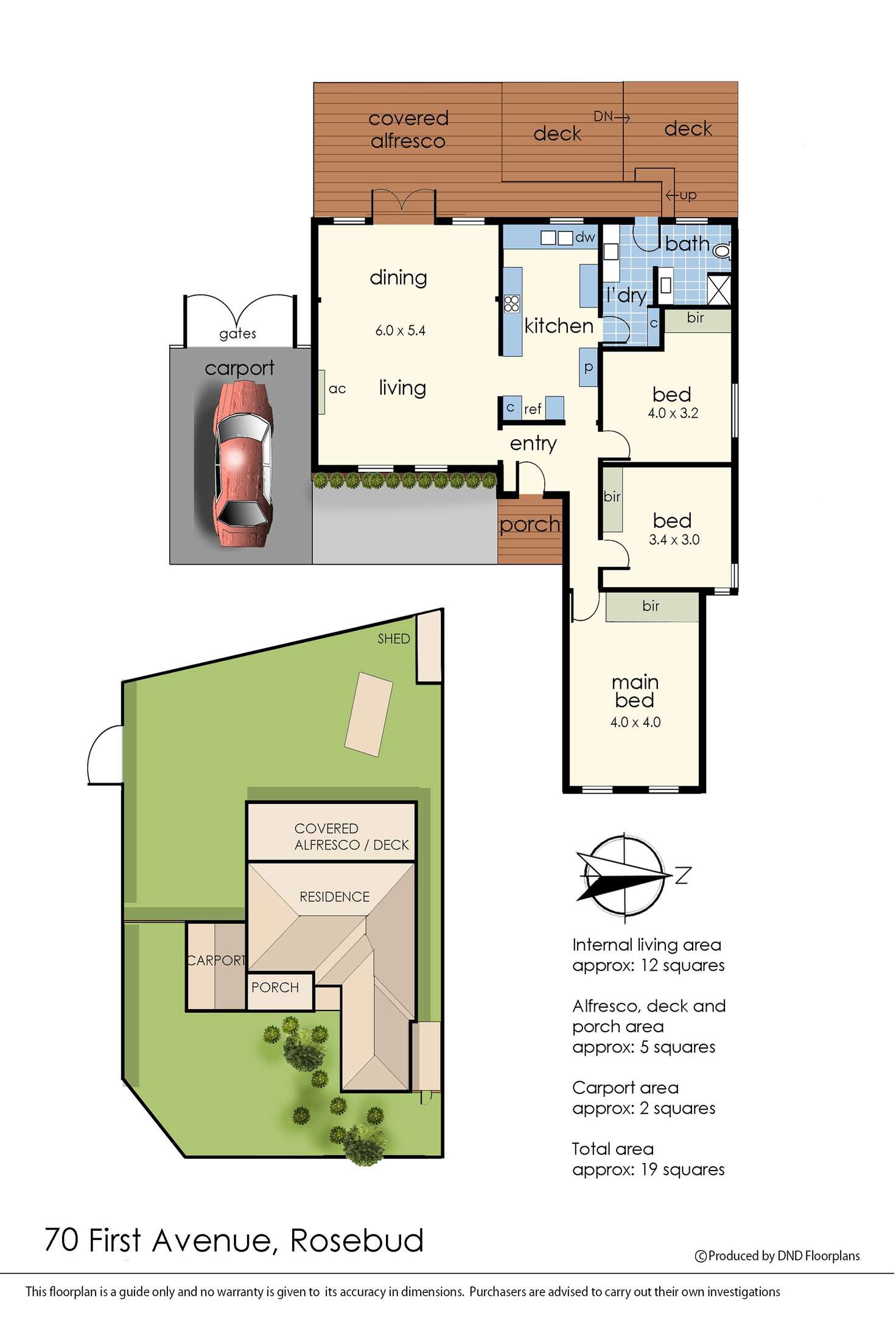 Floorplan of Homely house listing, 70 First Avenue, Rosebud VIC 3939