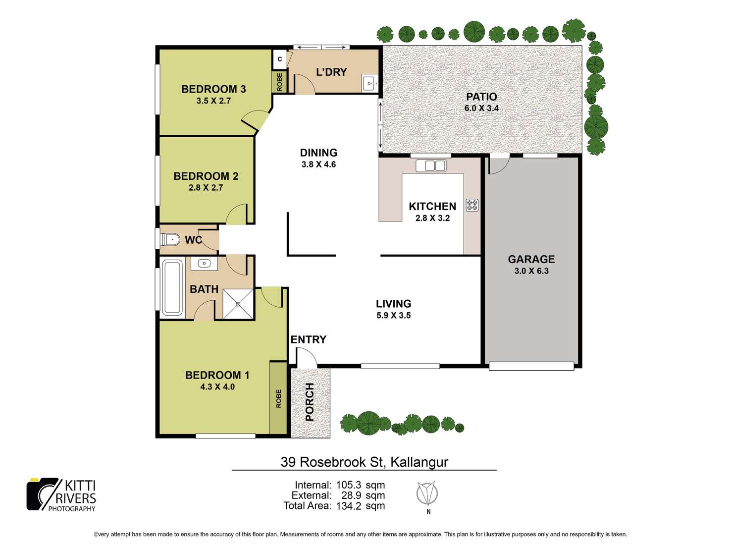 Floorplan of Homely house listing, 39 Rosebrook Street, Kallangur QLD 4503