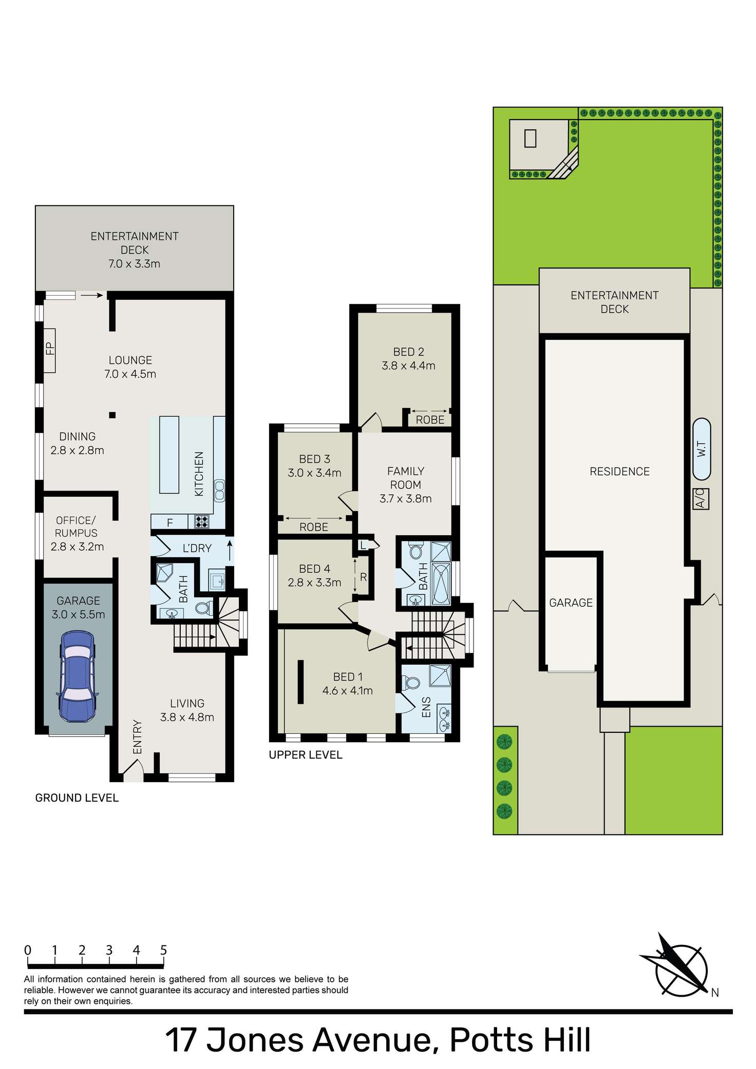 Floorplan of Homely house listing, 17 Jones Avenue, Potts Hill NSW 2143