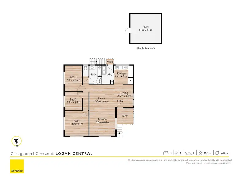 Floorplan of Homely house listing, 7 Yugumbri Crescent, Logan Central QLD 4114