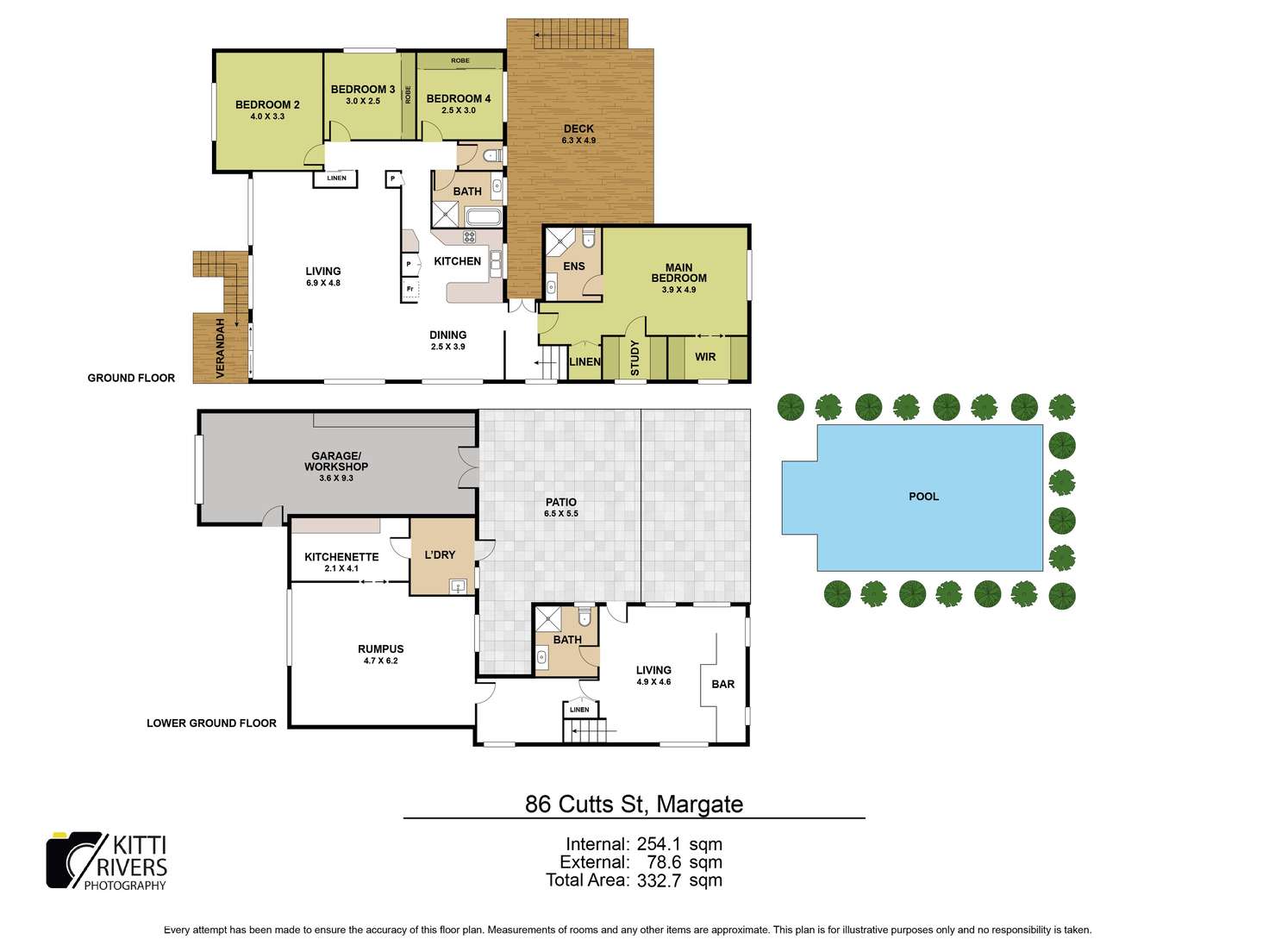 Floorplan of Homely house listing, 86 Cutts Street, Margate QLD 4019