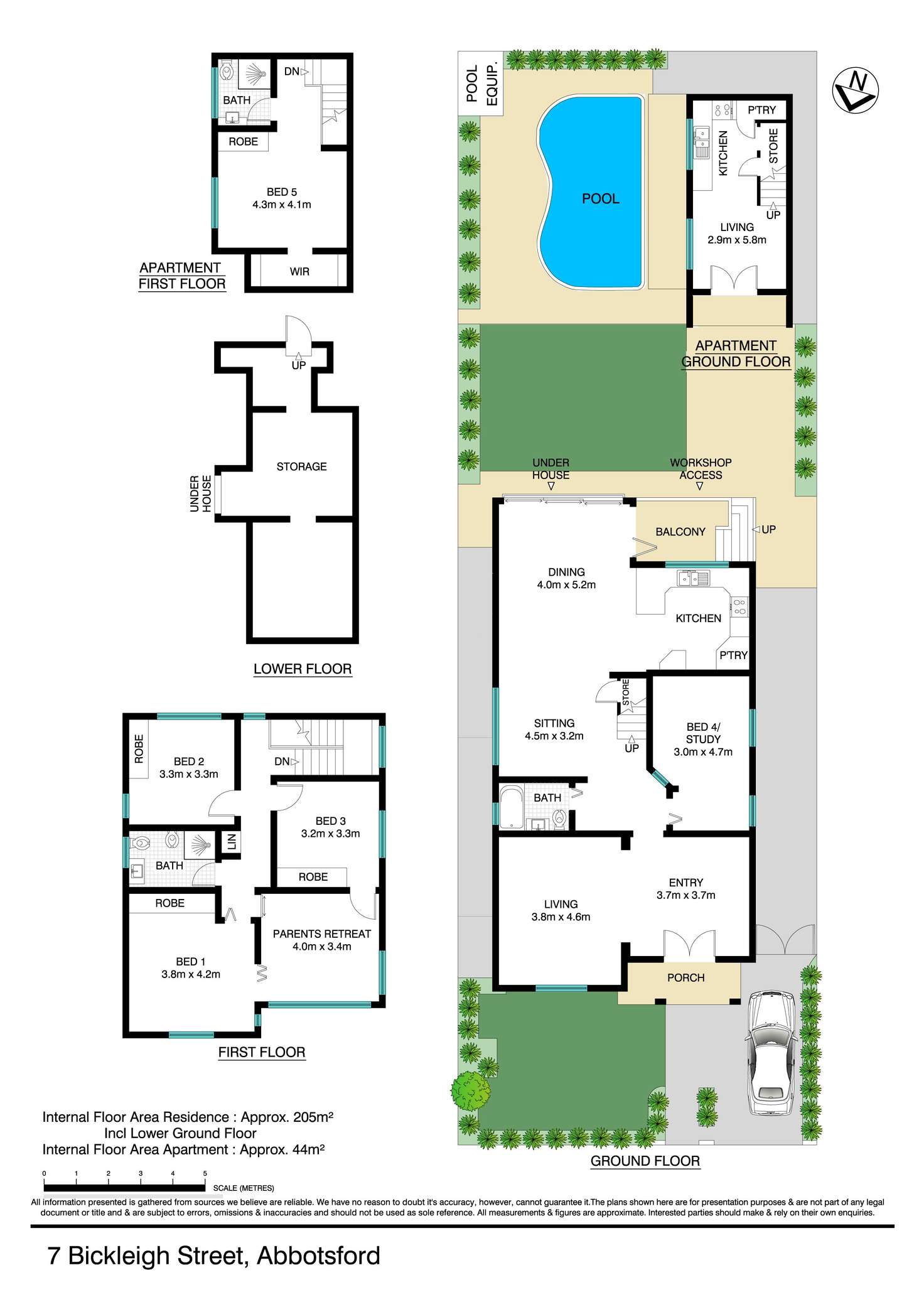 Floorplan of Homely house listing, 7 Bickleigh Street, Abbotsford NSW 2046