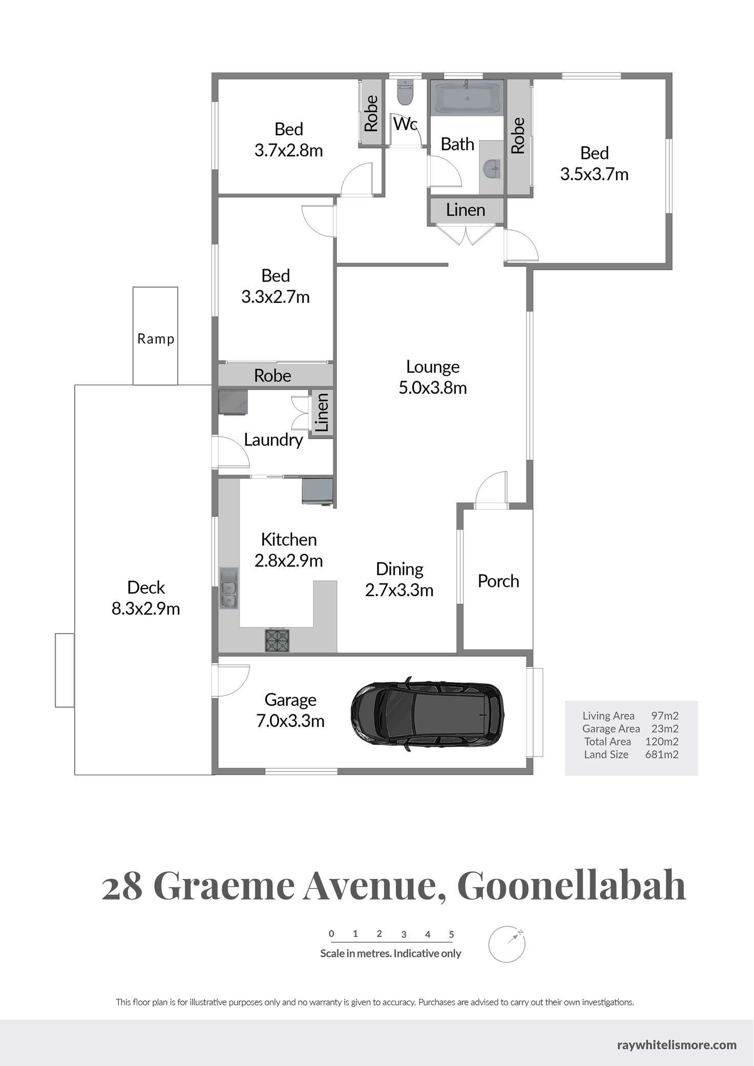 Floorplan of Homely house listing, 28 Graeme Avenue, Goonellabah NSW 2480