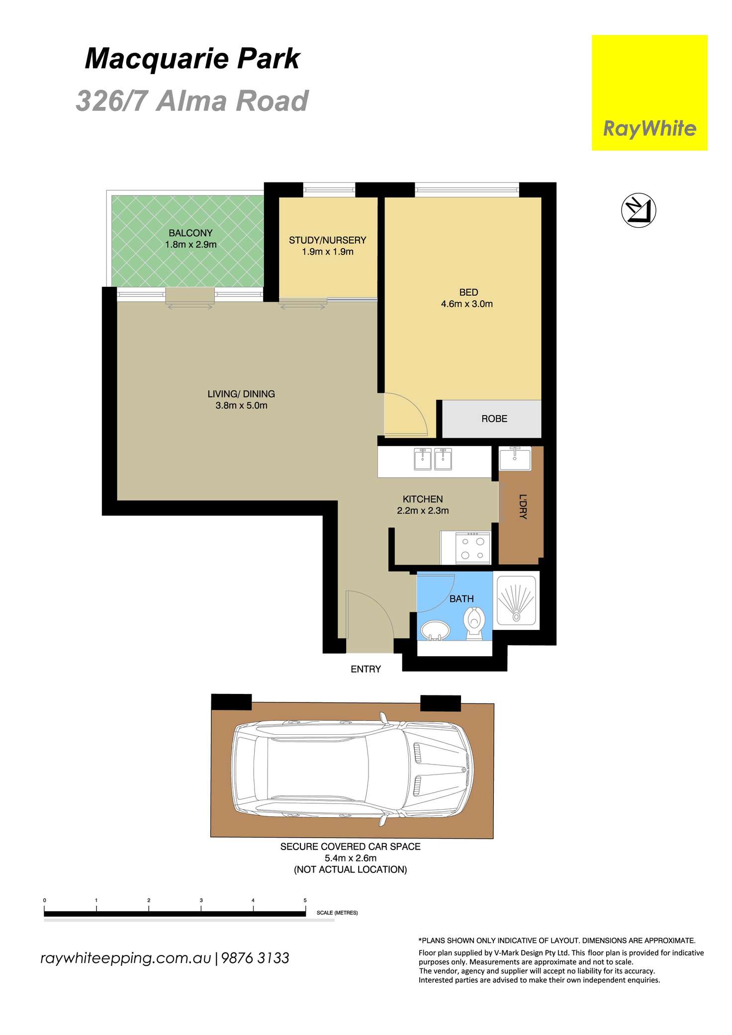 Floorplan of Homely apartment listing, 326/7 Alma Road, Macquarie Park NSW 2113