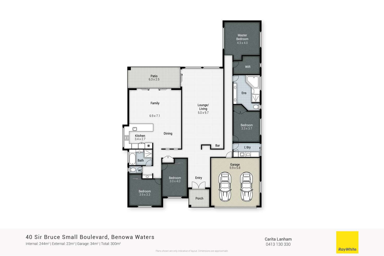 Floorplan of Homely house listing, 40 Sir Bruce Small Boulevard, Benowa Waters QLD 4217