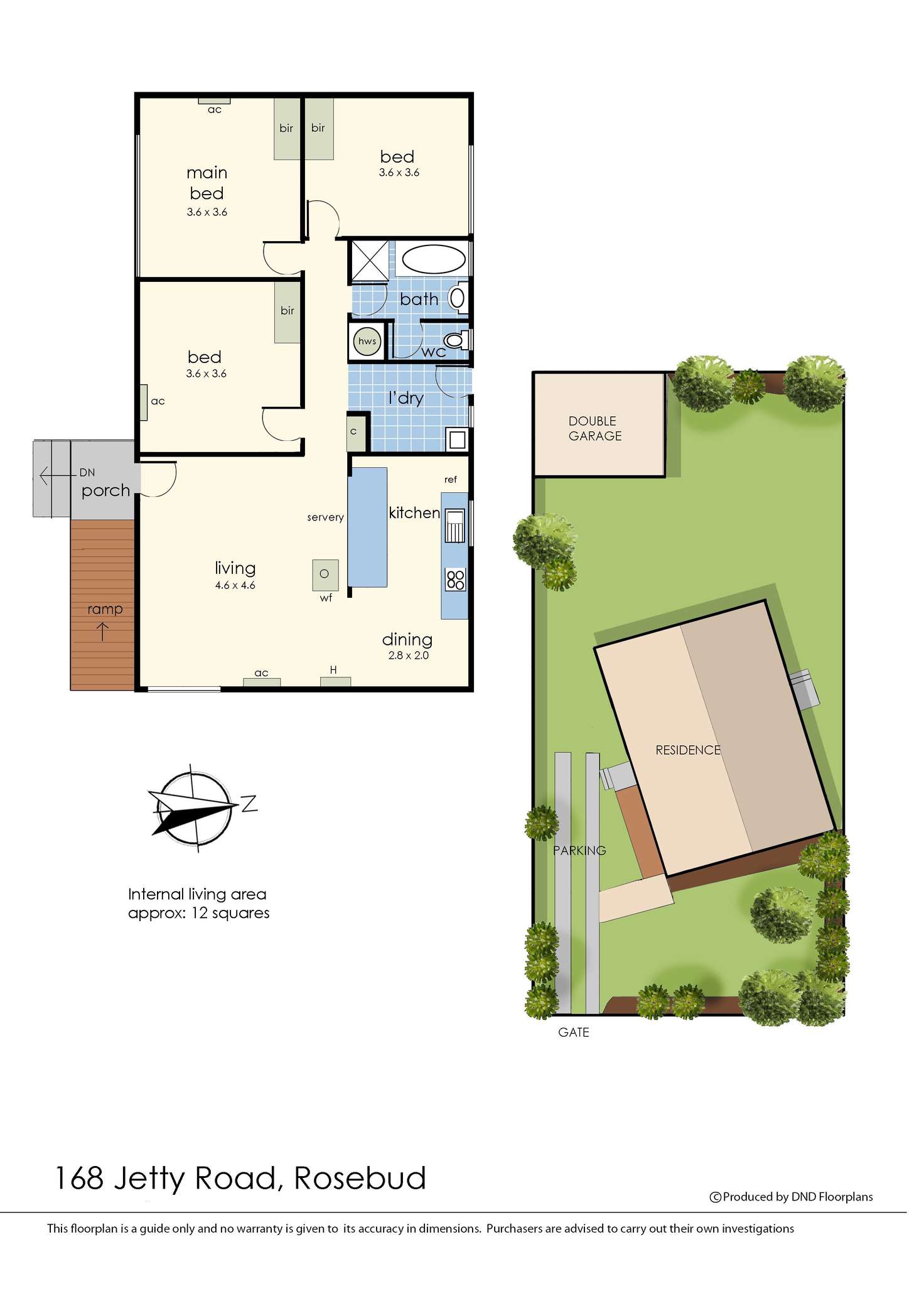 Floorplan of Homely house listing, 168 Jetty Road, Rosebud VIC 3939