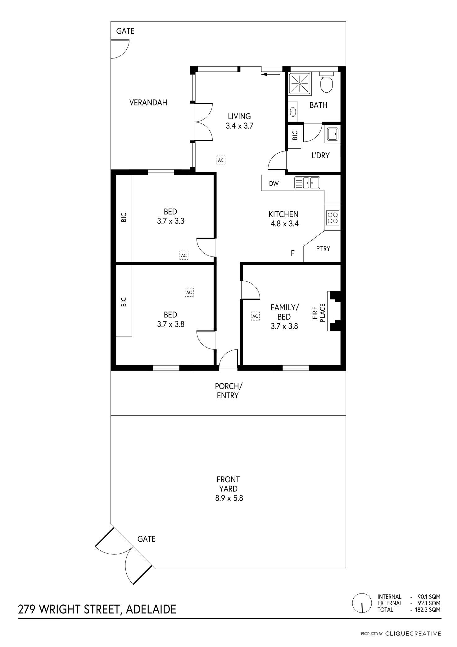 Floorplan of Homely house listing, 279 Wright Street, Adelaide SA 5000
