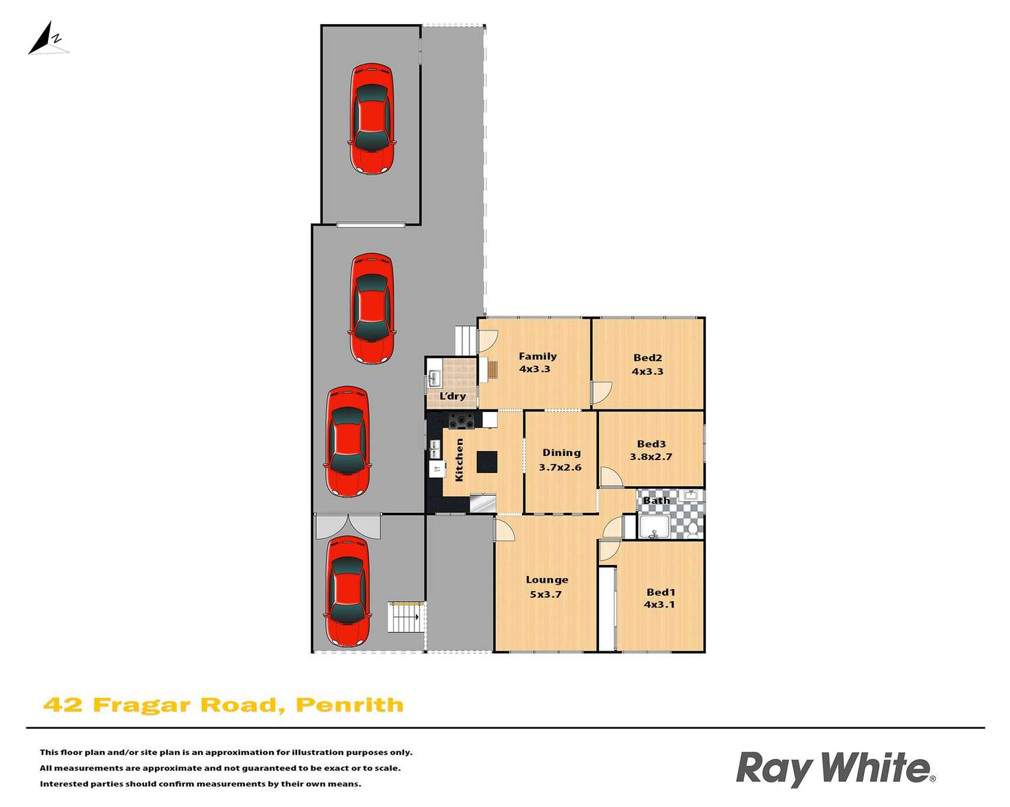 Floorplan of Homely house listing, 42 Fragar Road, South Penrith NSW 2750