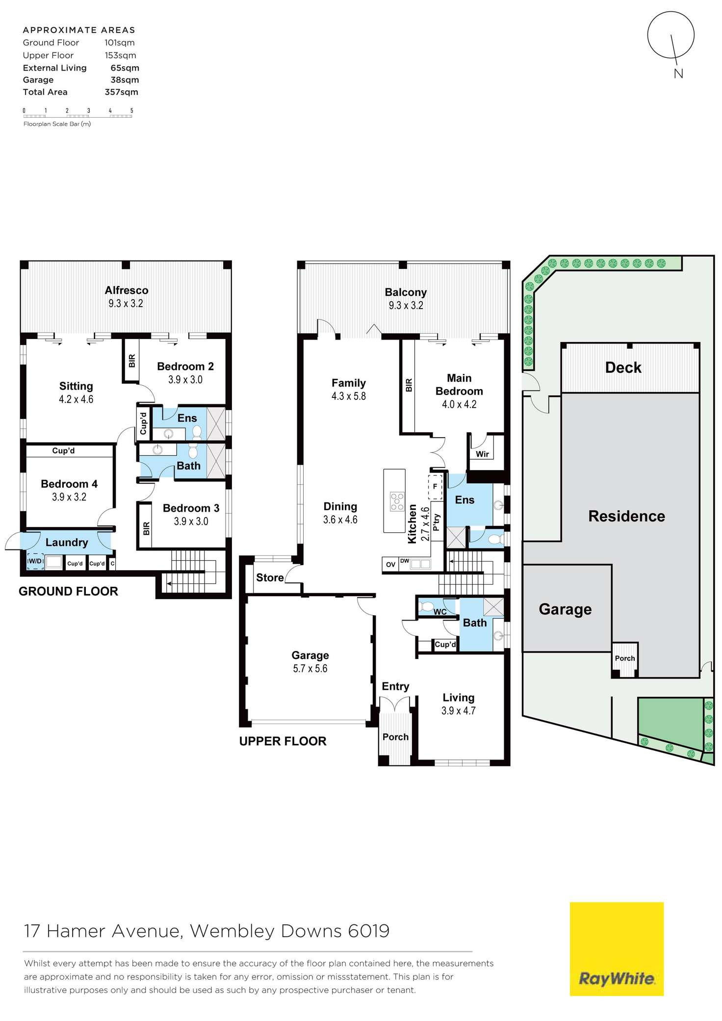 Floorplan of Homely house listing, 17 Hamer Avenue, Wembley Downs WA 6019