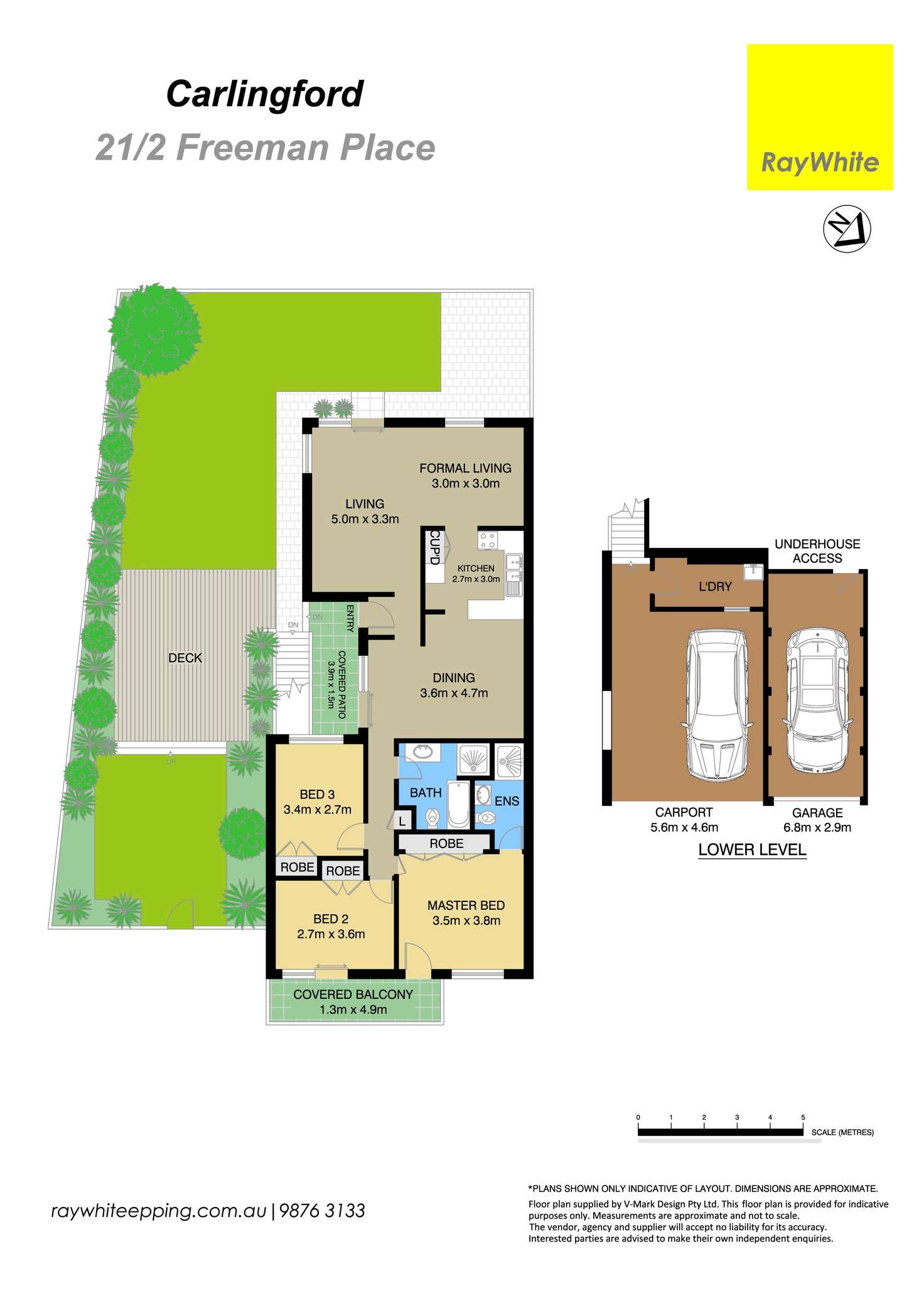 Floorplan of Homely villa listing, 21/2 Freeman Place, Carlingford NSW 2118